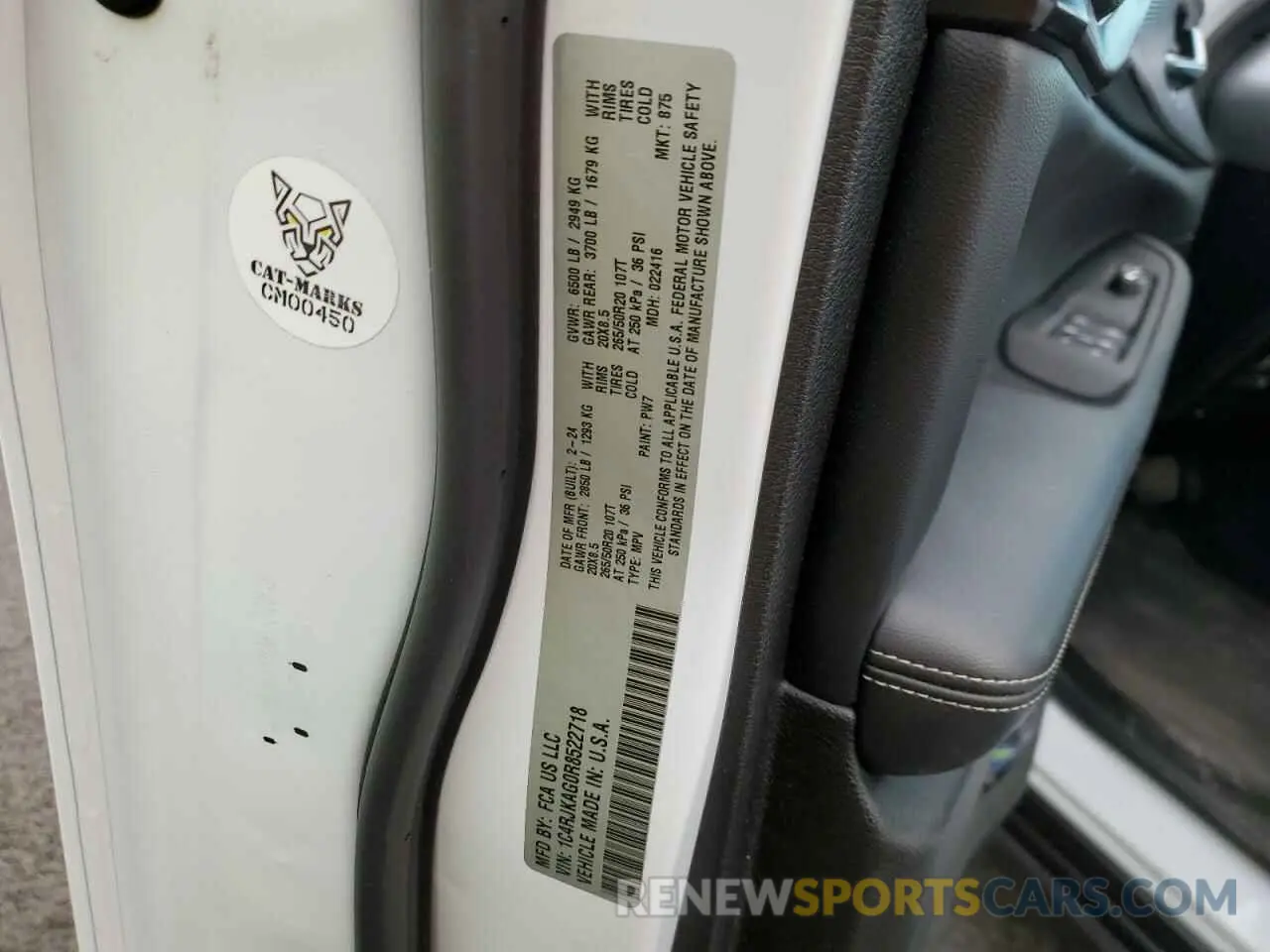 14 fotografías del automóvil dañado 1C4RJKAG0R8522718 JEEP GRAND CHER 2024