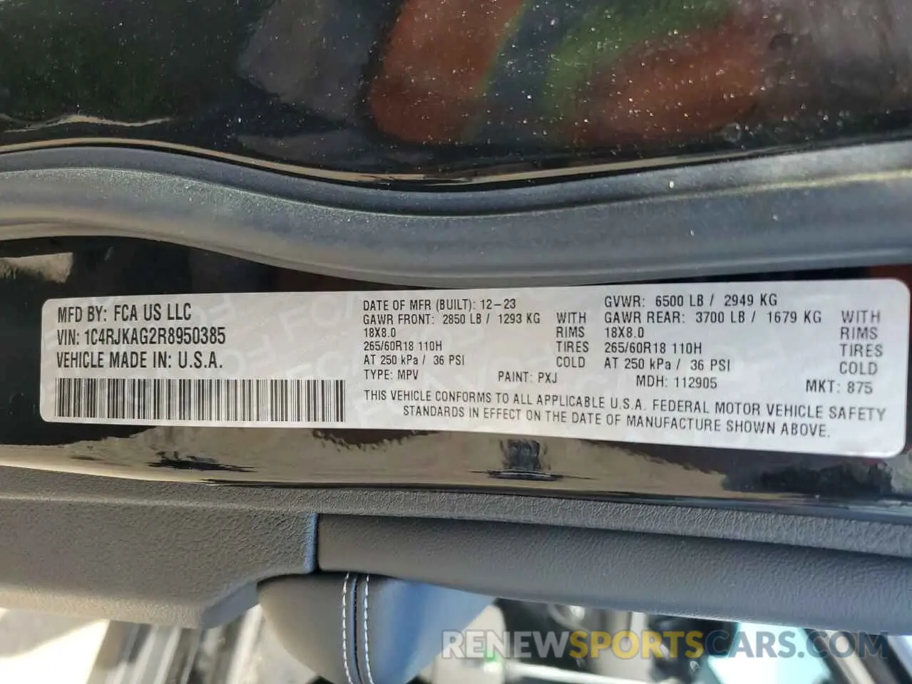 14 fotografías del automóvil dañado 1C4RJKAG2R8950385 JEEP GRAND CHER 2024