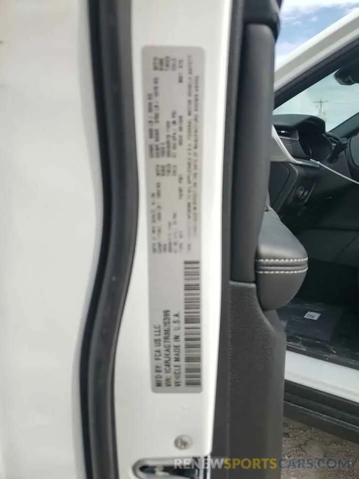 13 fotografías del automóvil dañado 1C4RJKAG7R8620399 JEEP GRAND CHER 2024