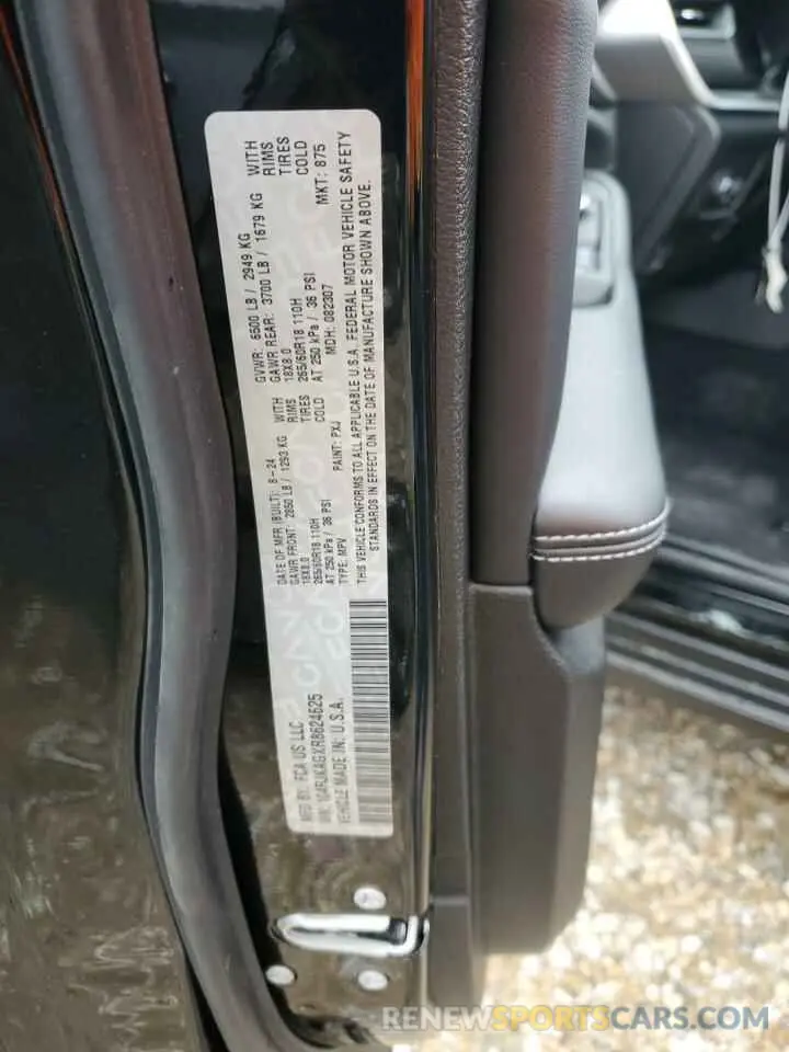 13 fotografías del automóvil dañado 1C4RJKAGXR8624625 JEEP GRAND CHER 2024
