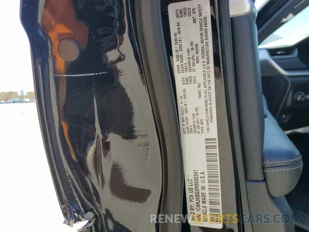 14 fotografías del automóvil dañado 1C4RJKBG2R8605341 JEEP GRAND CHER 2024
