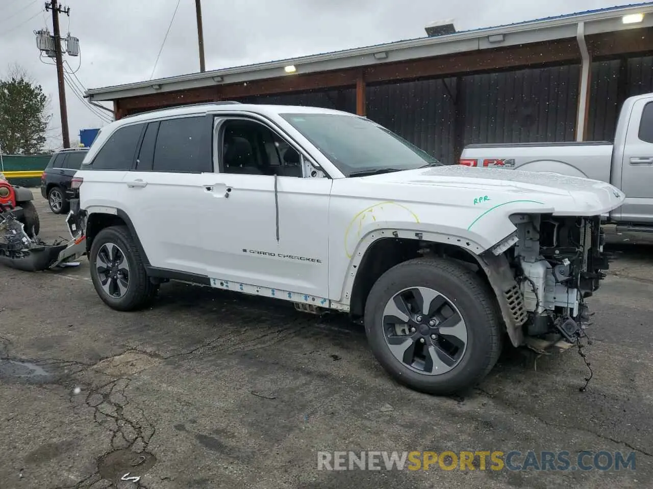 4 fotografías del automóvil dañado 1C4RJYB66RC714862 JEEP GRAND CHER 2024