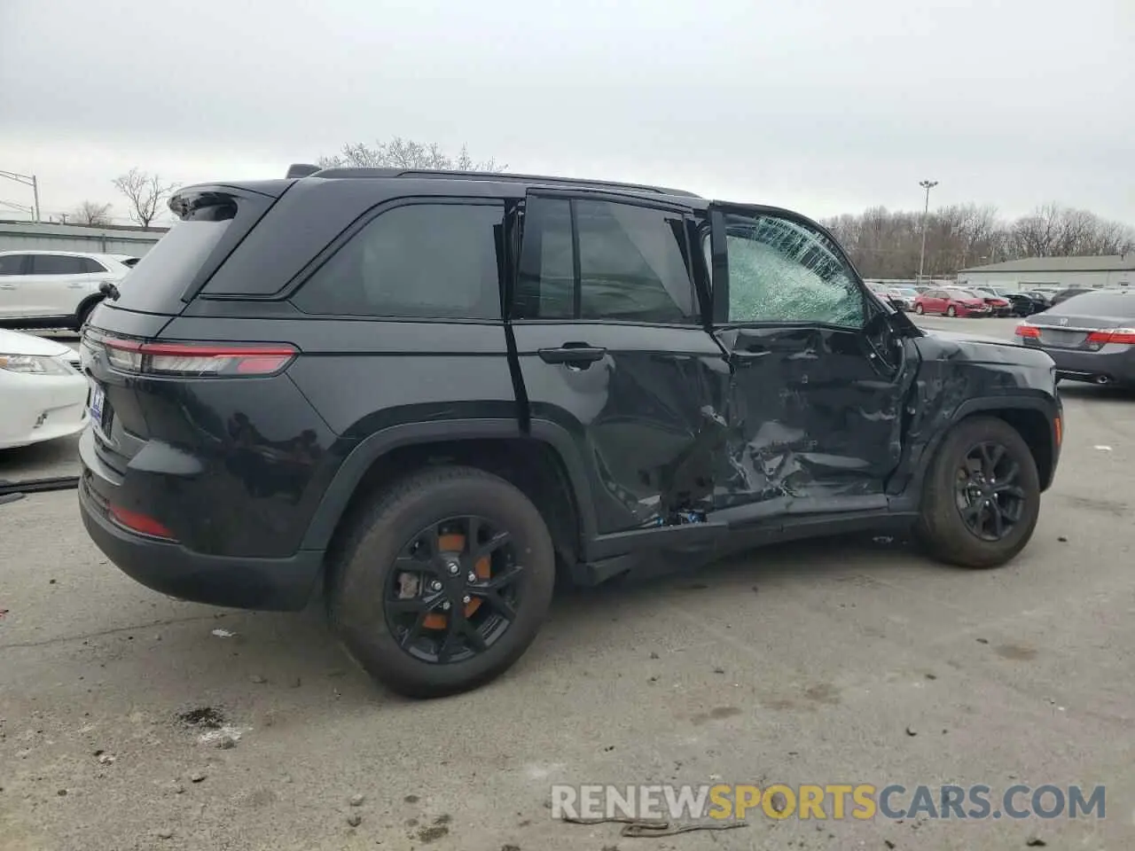 3 fotografías del automóvil dañado 1C4RJHAG1SC269026 JEEP GRAND CHER 2025