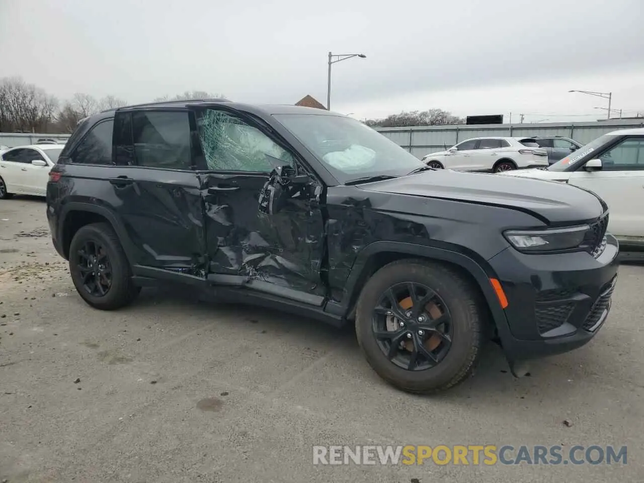 4 fotografías del automóvil dañado 1C4RJHAG1SC269026 JEEP GRAND CHER 2025