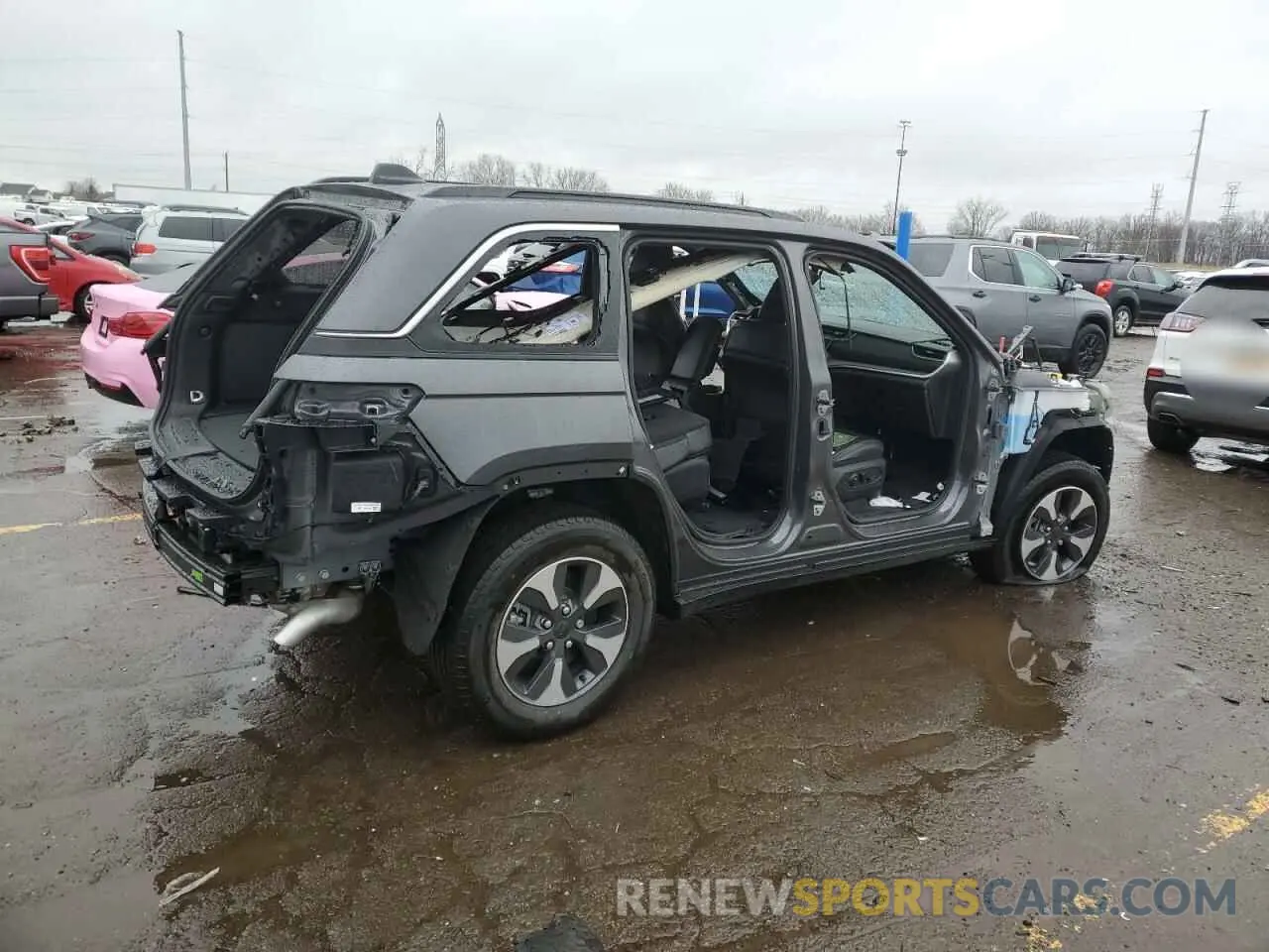 3 fotografías del automóvil dañado 1C4RJYB67S8664191 JEEP GRAND CHER 2025