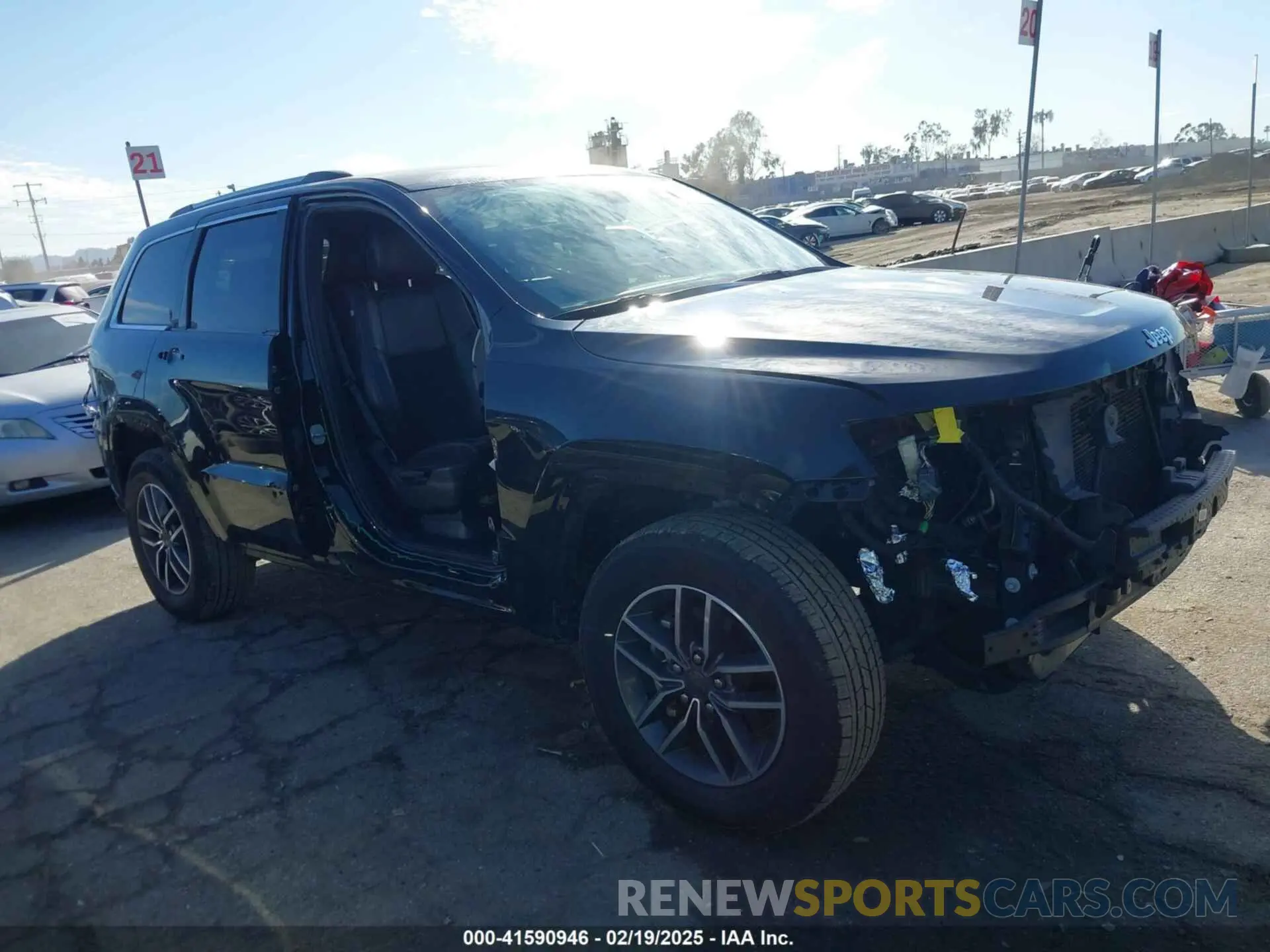 14 fotografías del automóvil dañado 1C4RJEAG7KC852263 JEEP GRAND CHEROKEE 2019