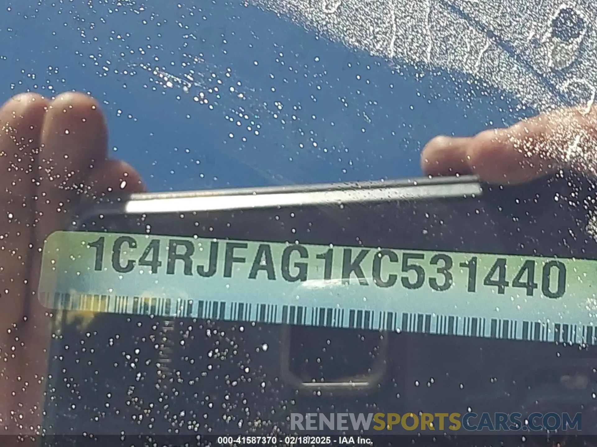 9 fotografías del automóvil dañado 1C4RJFAG1KC531440 JEEP GRAND CHEROKEE 2019