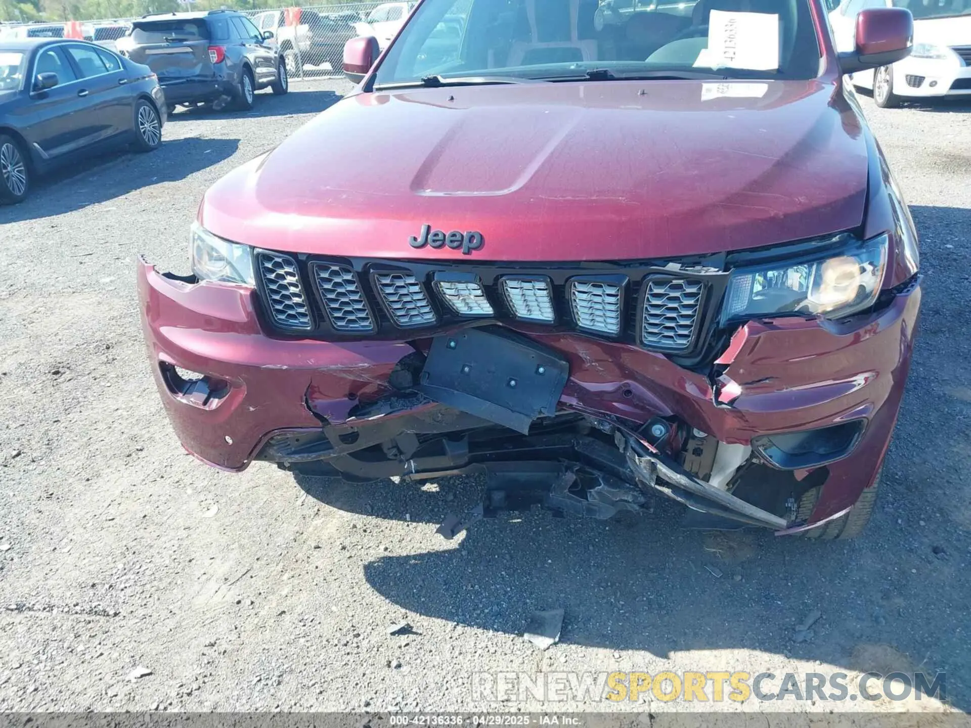 6 fotografías del automóvil dañado 1C4RJFAG2KC607036 JEEP GRAND CHEROKEE 2019