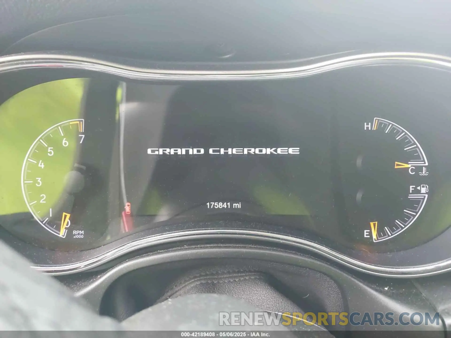 7 fotografías del automóvil dañado 1C4RJFAG5KC589793 JEEP GRAND CHEROKEE 2019