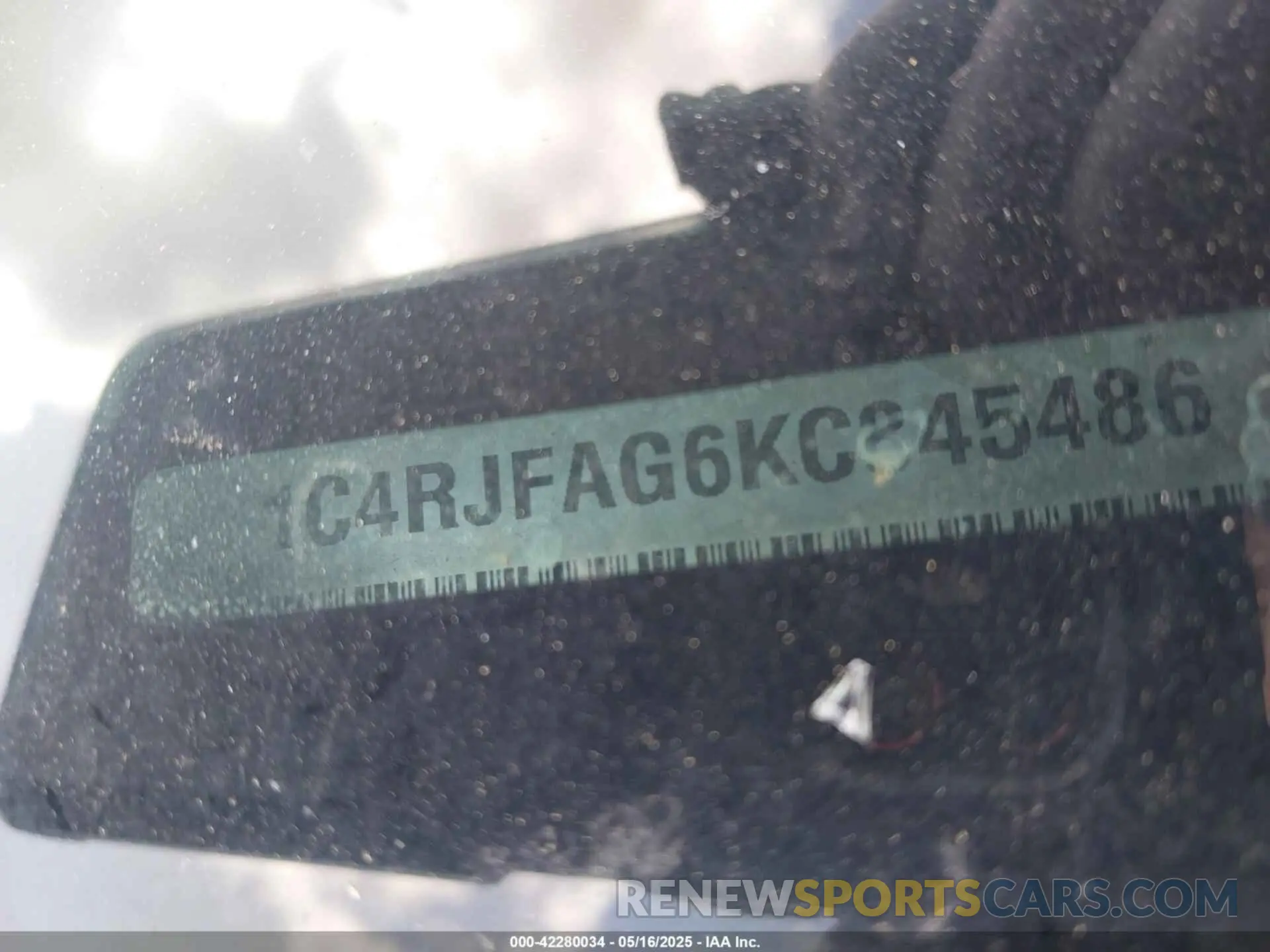 9 fotografías del automóvil dañado 1C4RJFAG6KC845486 JEEP GRAND CHEROKEE 2019