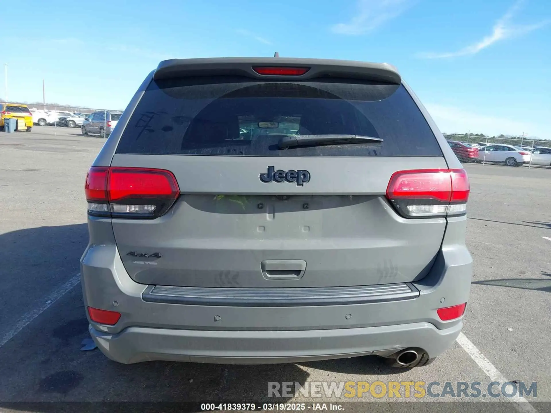 16 fotografías del automóvil dañado 1C4RJFAGXKC696516 JEEP GRAND CHEROKEE 2019