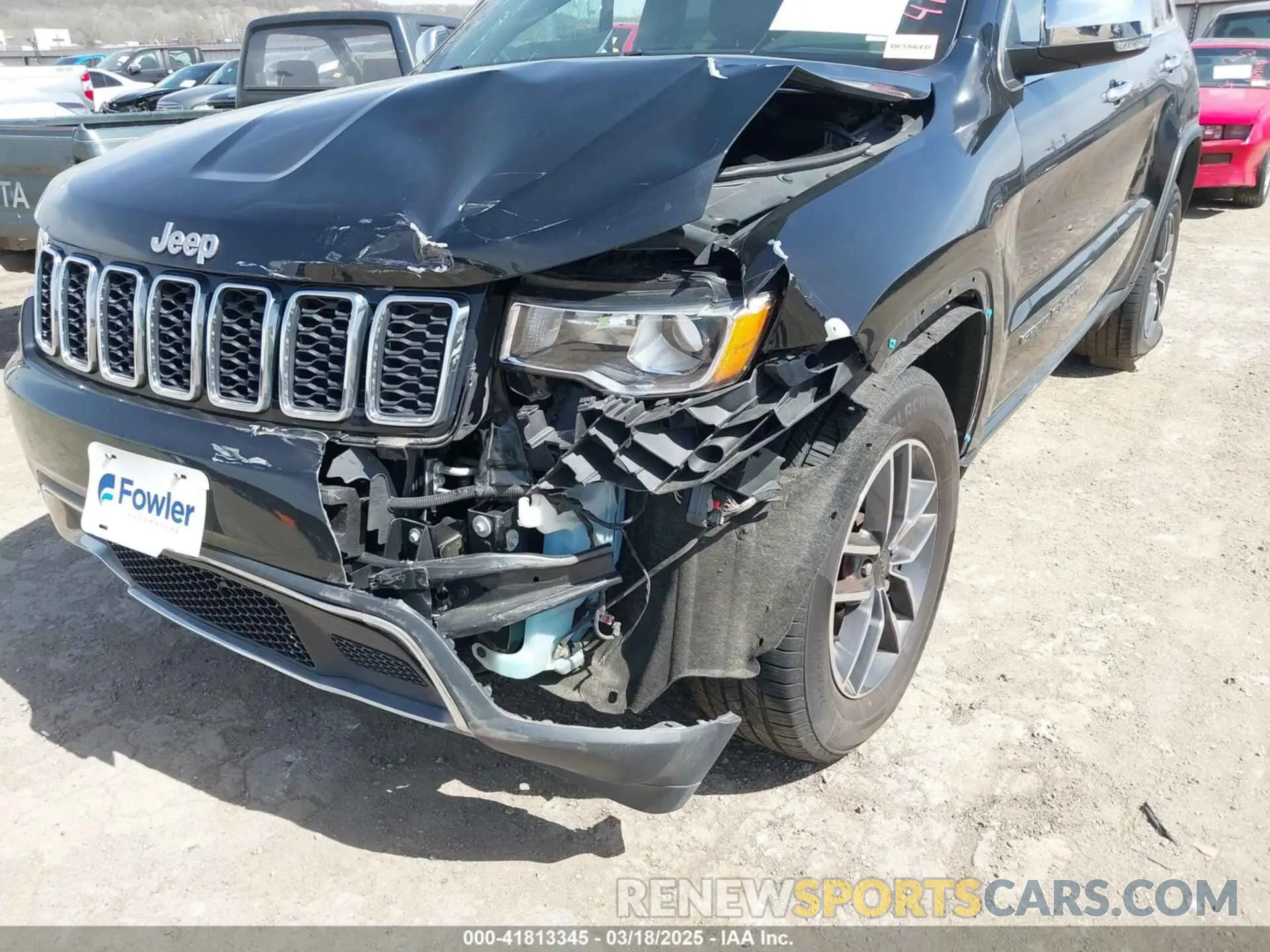 6 fotografías del automóvil dañado 1C4RJFBG0KC842131 JEEP GRAND CHEROKEE 2019