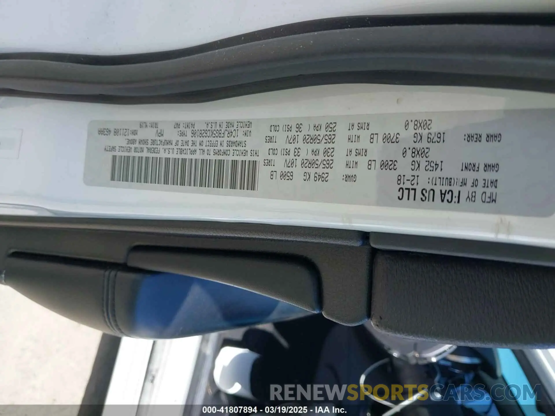 9 fotografías del automóvil dañado 1C4RJFBG5KC628106 JEEP GRAND CHEROKEE 2019