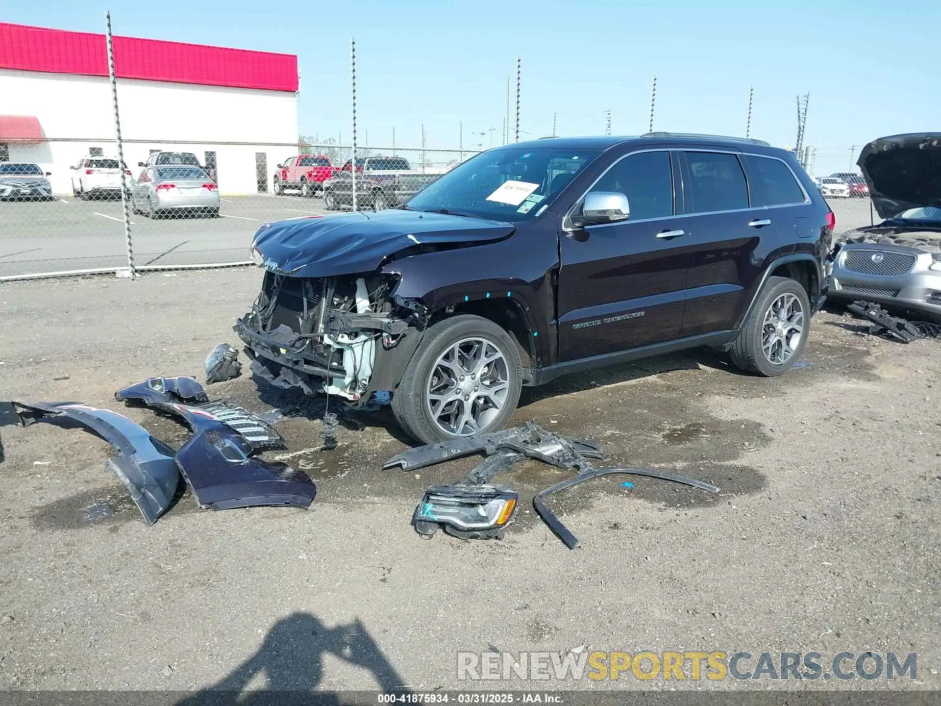2 fotografías del automóvil dañado 1C4RJFBG7KC553957 JEEP GRAND CHEROKEE 2019