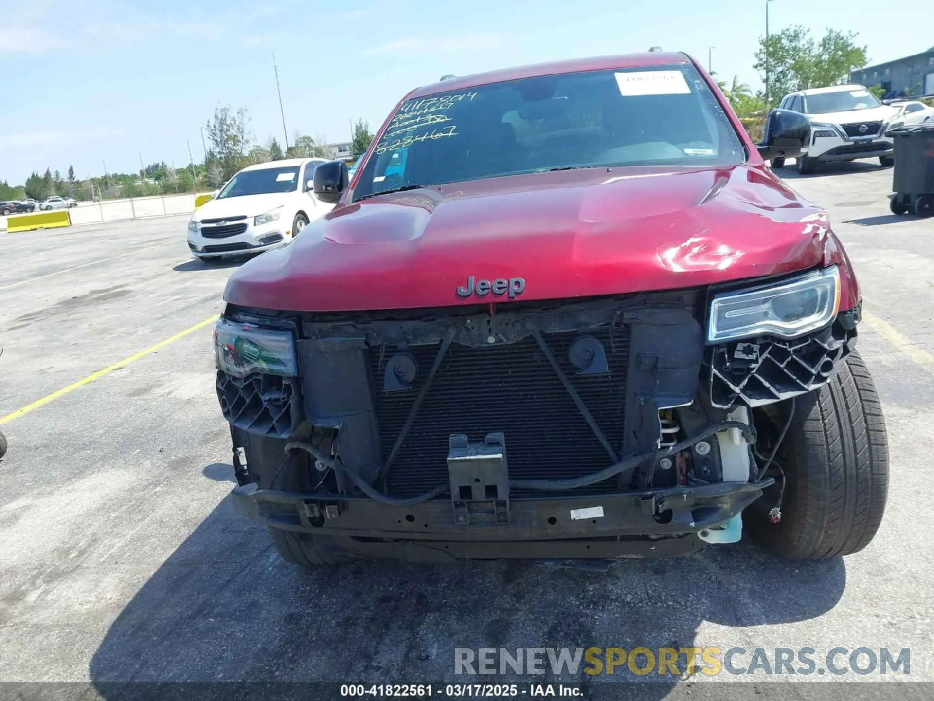 6 fotografías del automóvil dañado 1C4RJFBG7KC828467 JEEP GRAND CHEROKEE 2019