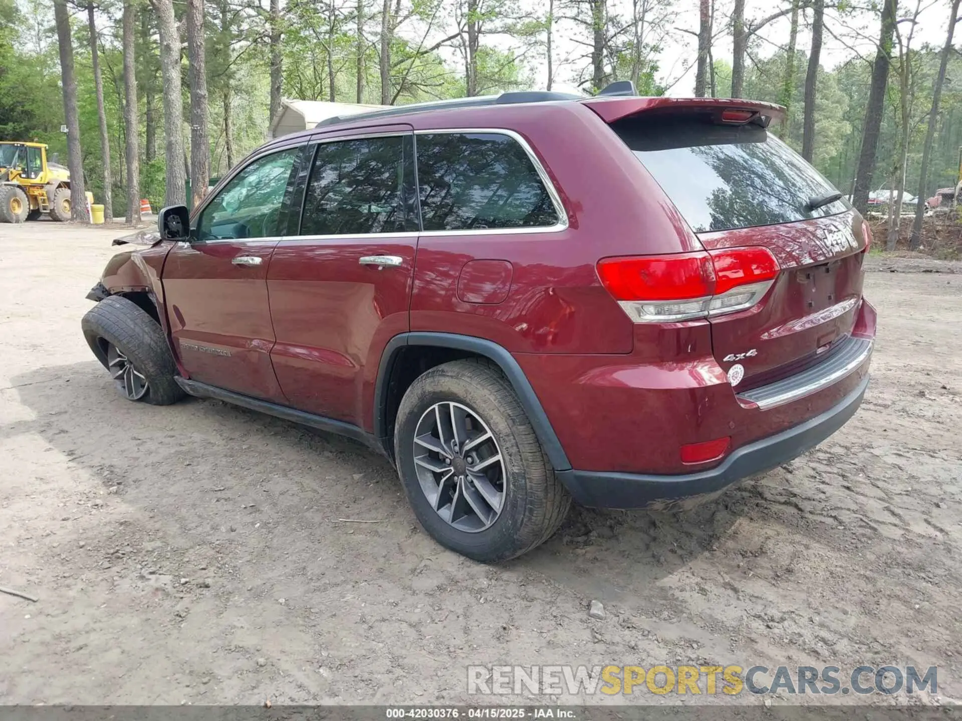 3 fotografías del automóvil dañado 1C4RJFBGXKC627307 JEEP GRAND CHEROKEE 2019
