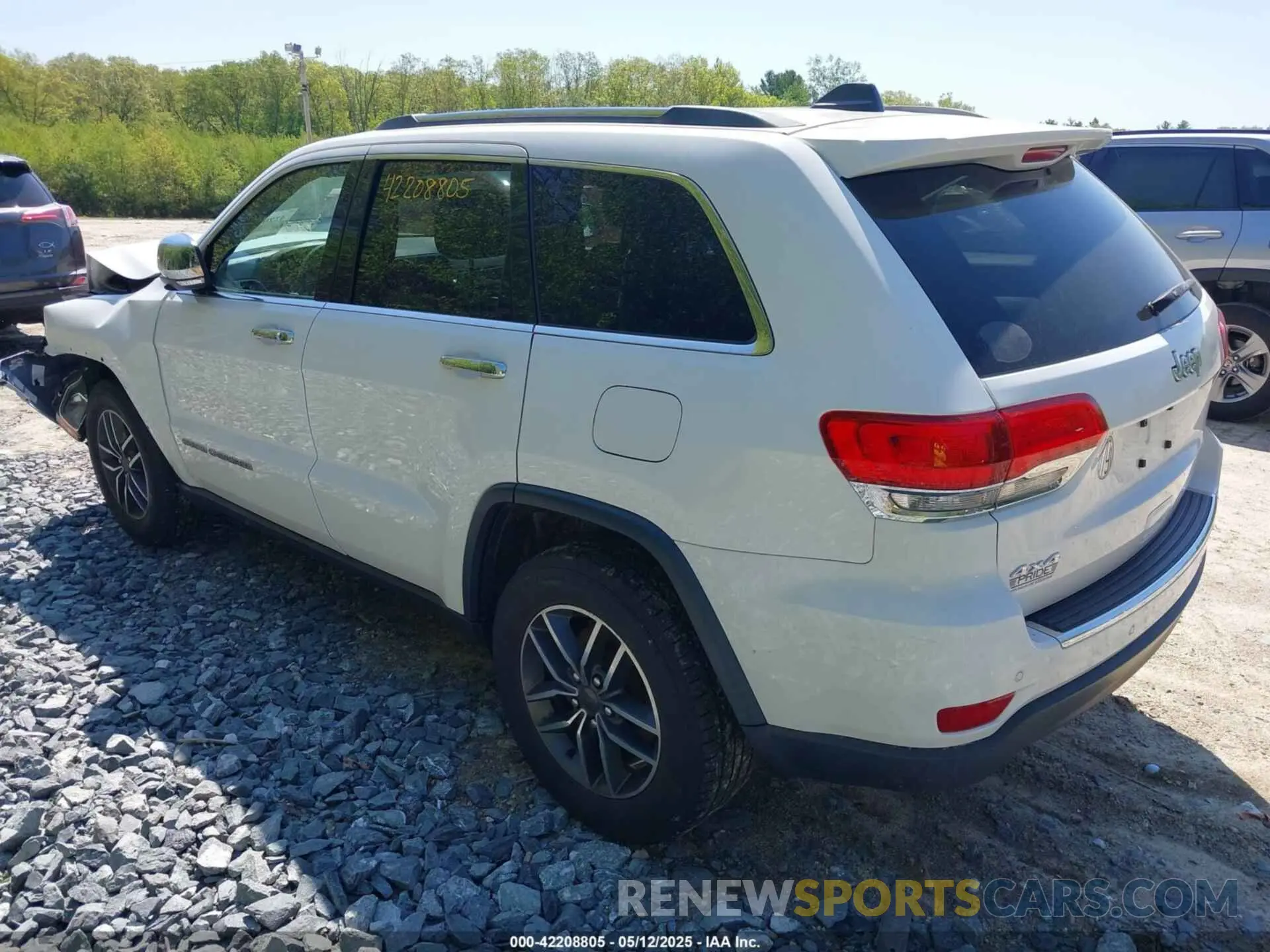 3 fotografías del automóvil dañado 1C4RJFBGXKC695297 JEEP GRAND CHEROKEE 2019