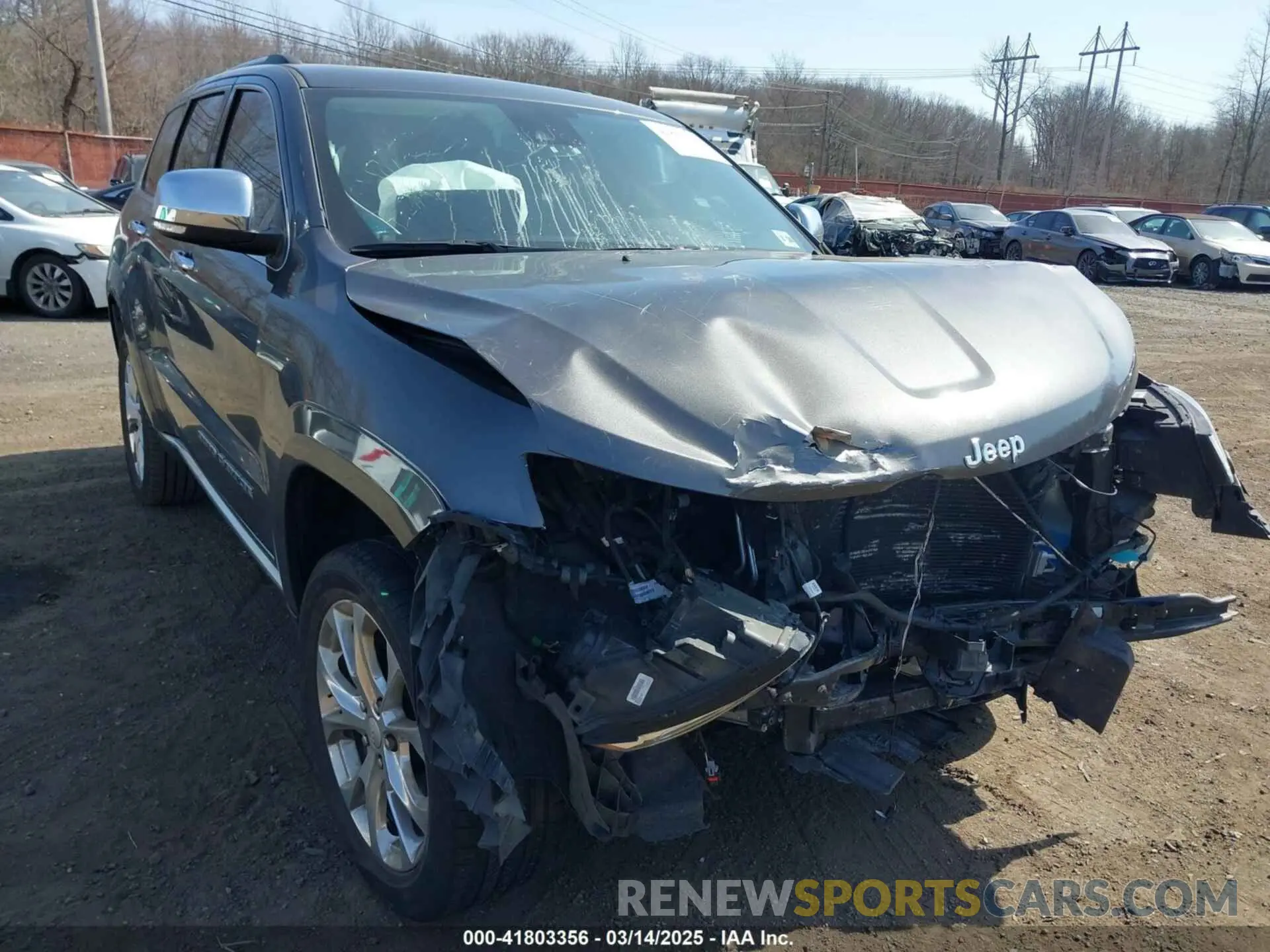 6 fotografías del automóvil dañado 1C4RJFJG1KC637757 JEEP GRAND CHEROKEE 2019