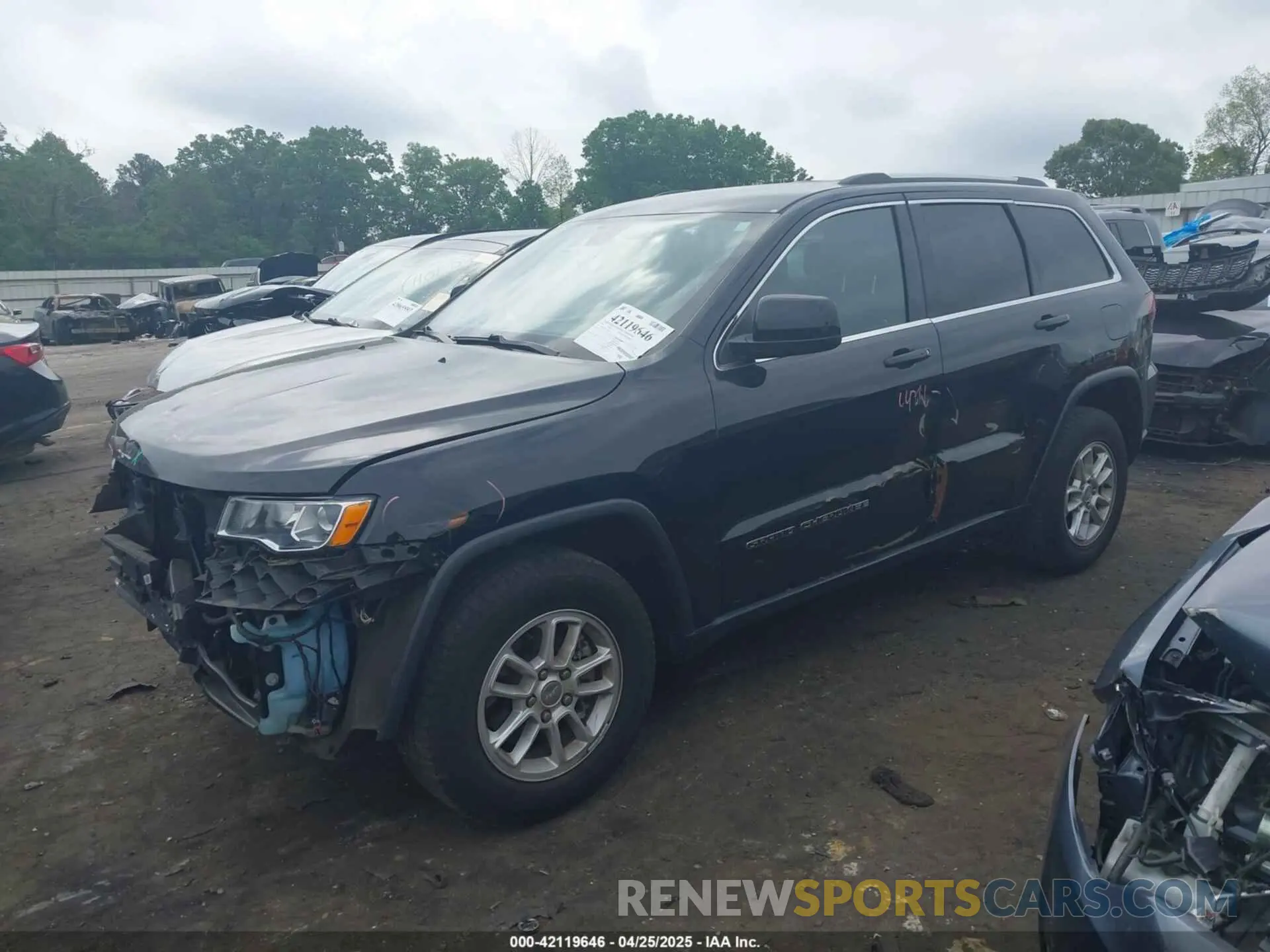 2 fotografías del automóvil dañado 1C4RJEAG4LC337660 JEEP GRAND CHEROKEE 2020