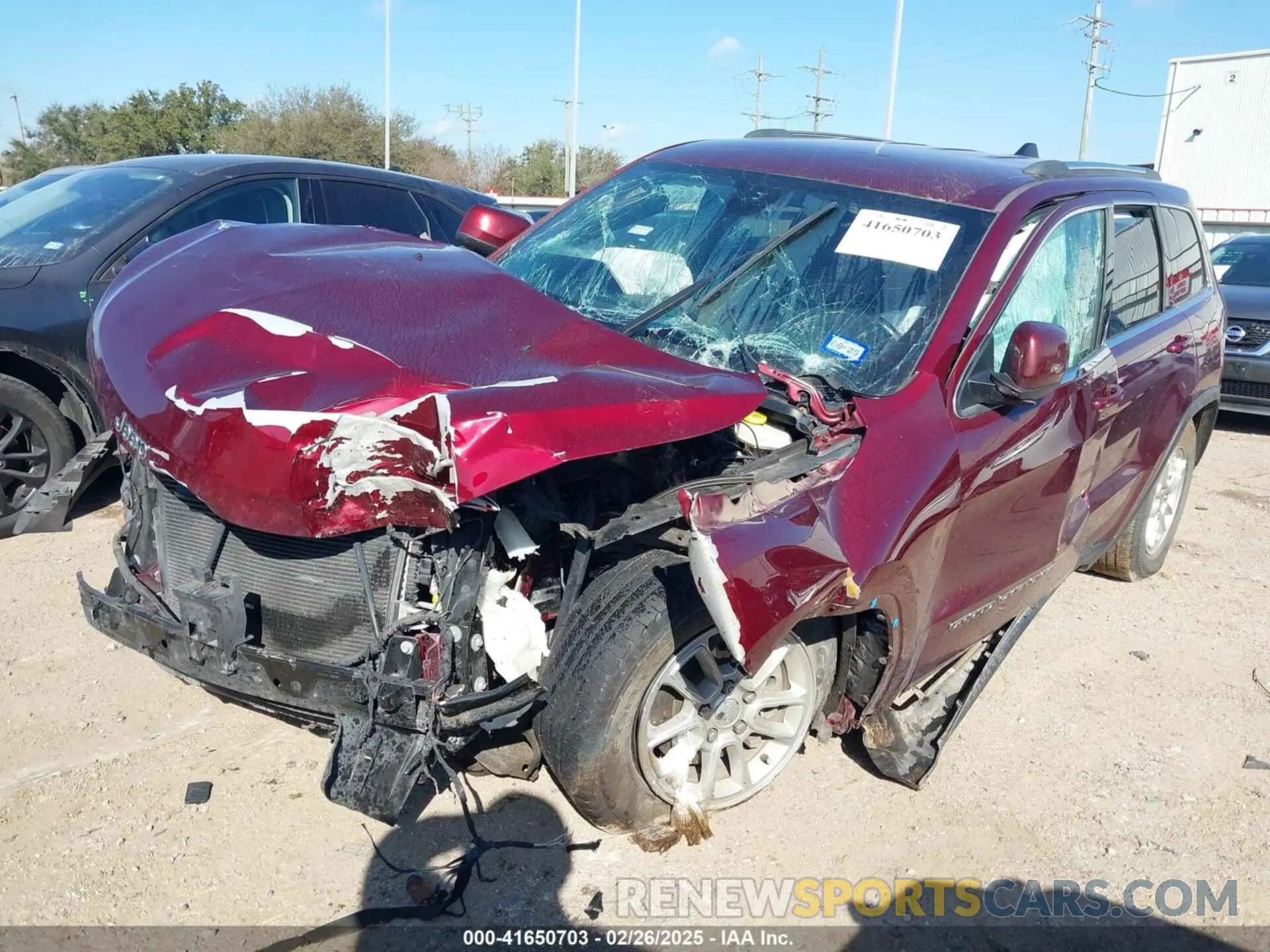 2 fotografías del automóvil dañado 1C4RJEAG5LC278442 JEEP GRAND CHEROKEE 2020