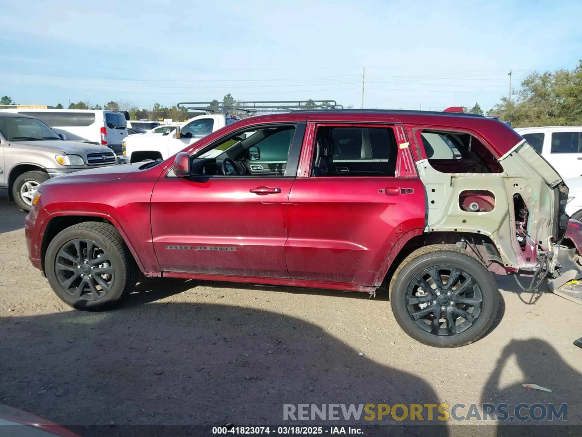 15 fotografías del automóvil dañado 1C4RJEAG9LC329215 JEEP GRAND CHEROKEE 2020