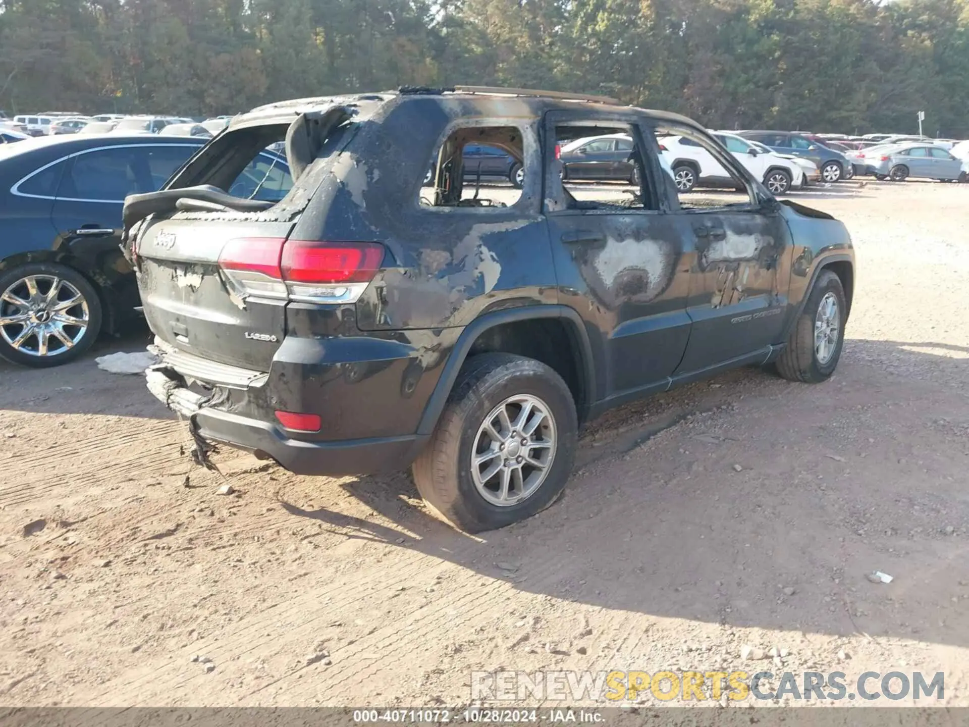 4 fotografías del automóvil dañado 1C4RJEAGXLC203185 JEEP GRAND CHEROKEE 2020