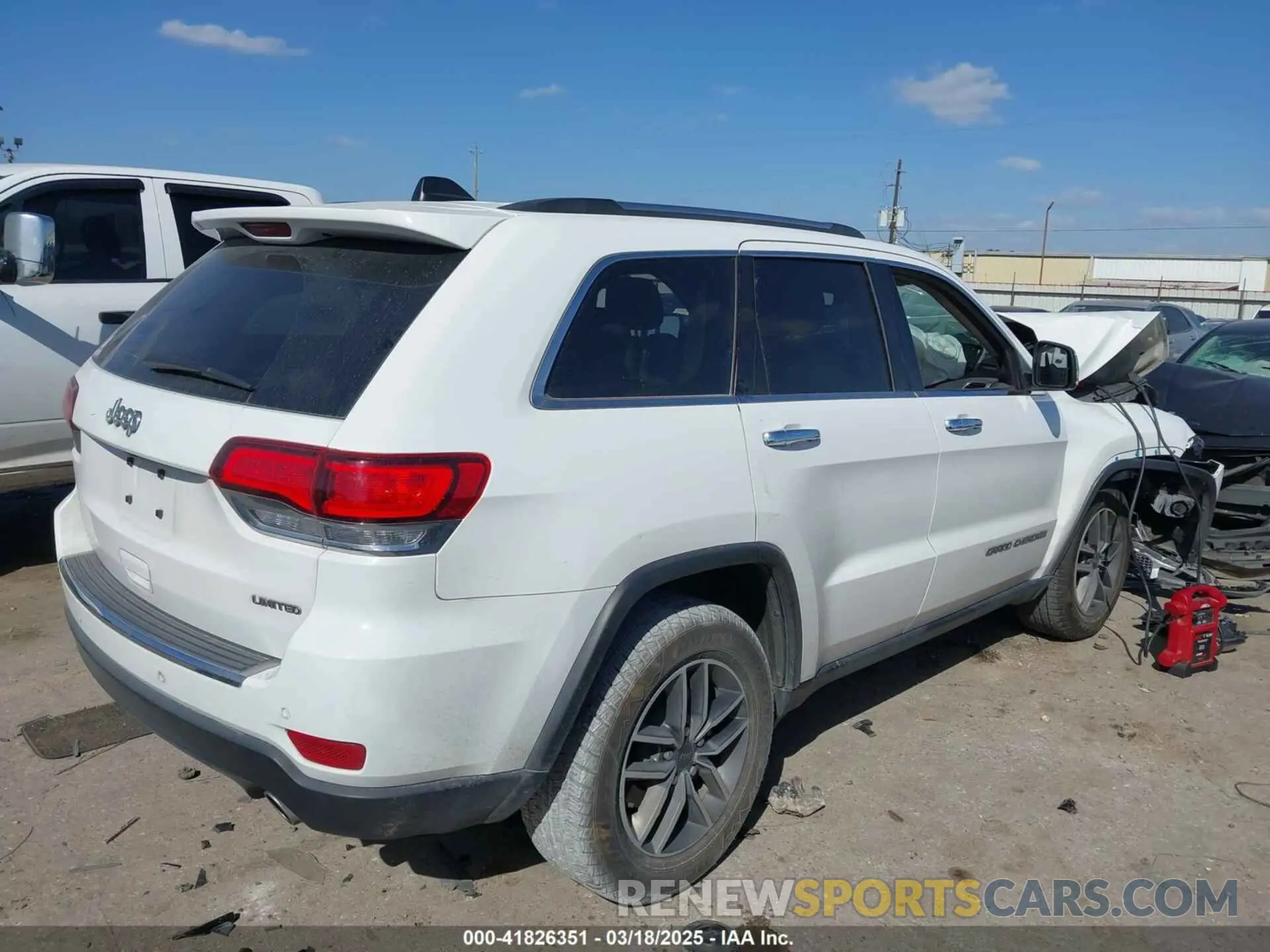 4 fotografías del automóvil dañado 1C4RJEBG0LC252068 JEEP GRAND CHEROKEE 2020