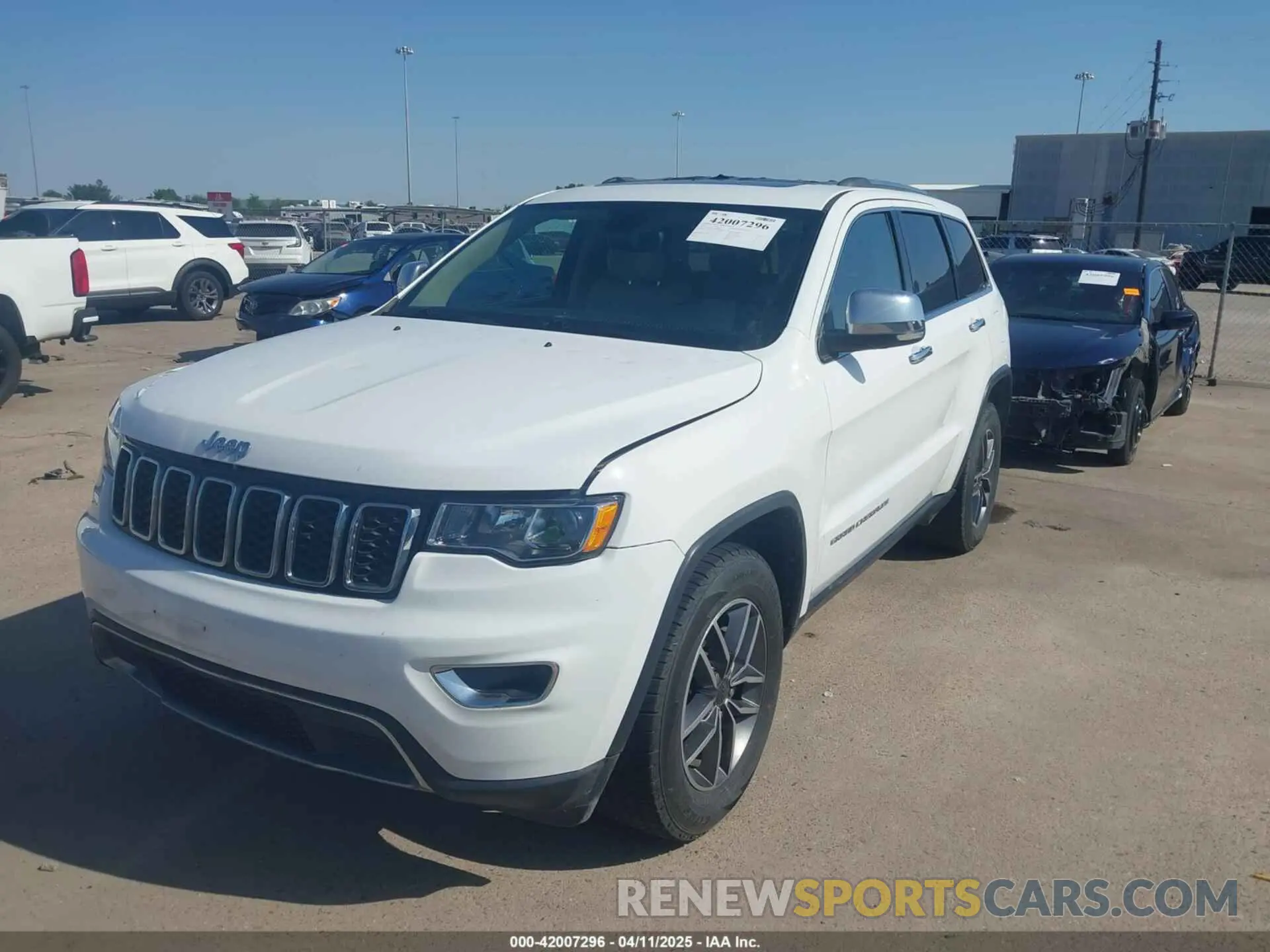 2 fotografías del automóvil dañado 1C4RJEBG0LC265886 JEEP GRAND CHEROKEE 2020
