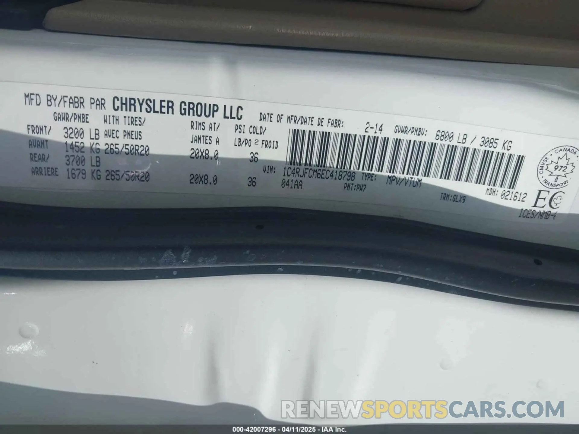 9 fotografías del automóvil dañado 1C4RJEBG0LC265886 JEEP GRAND CHEROKEE 2020