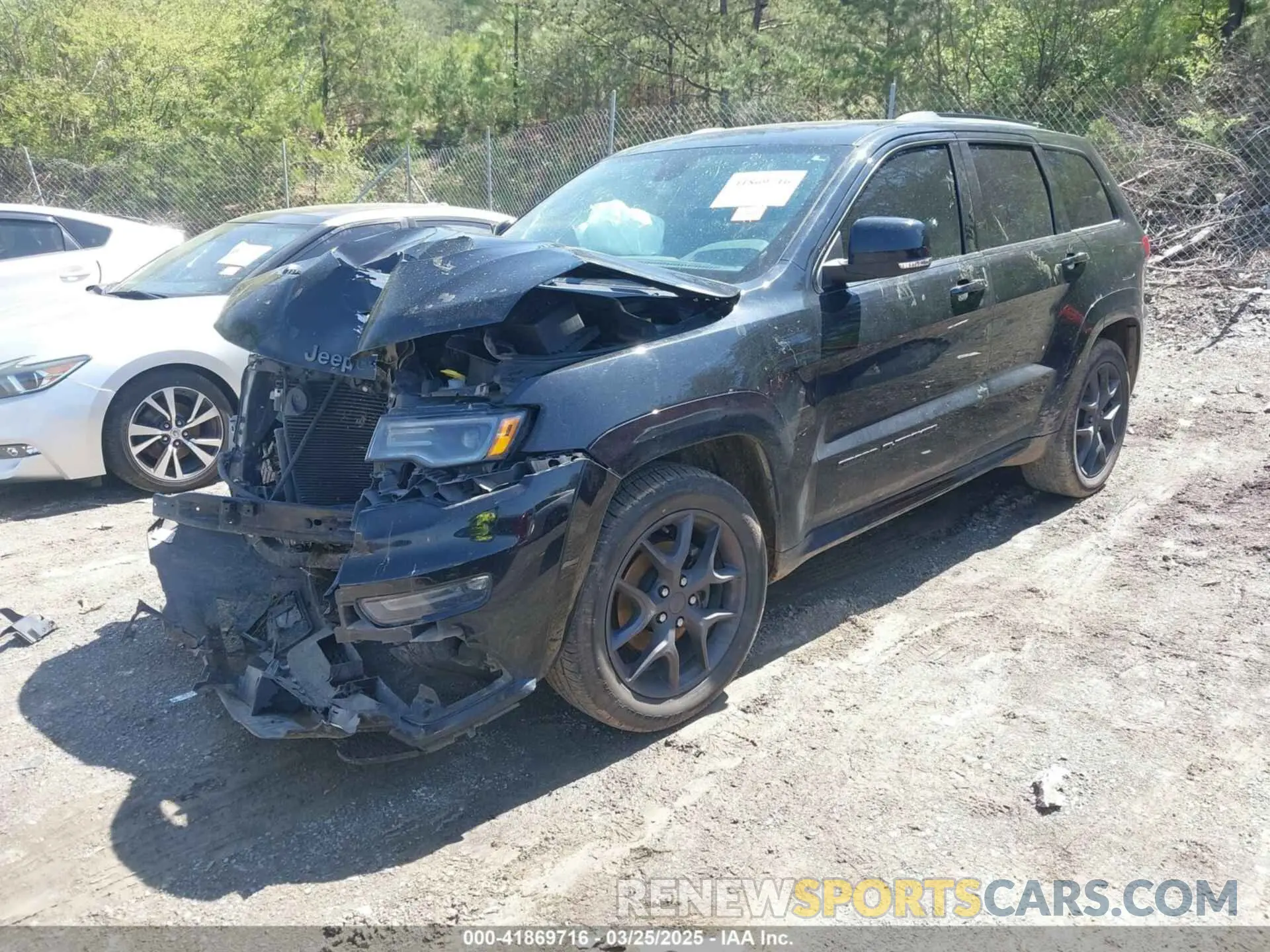 2 fotografías del automóvil dañado 1C4RJEBG1LC152545 JEEP GRAND CHEROKEE 2020