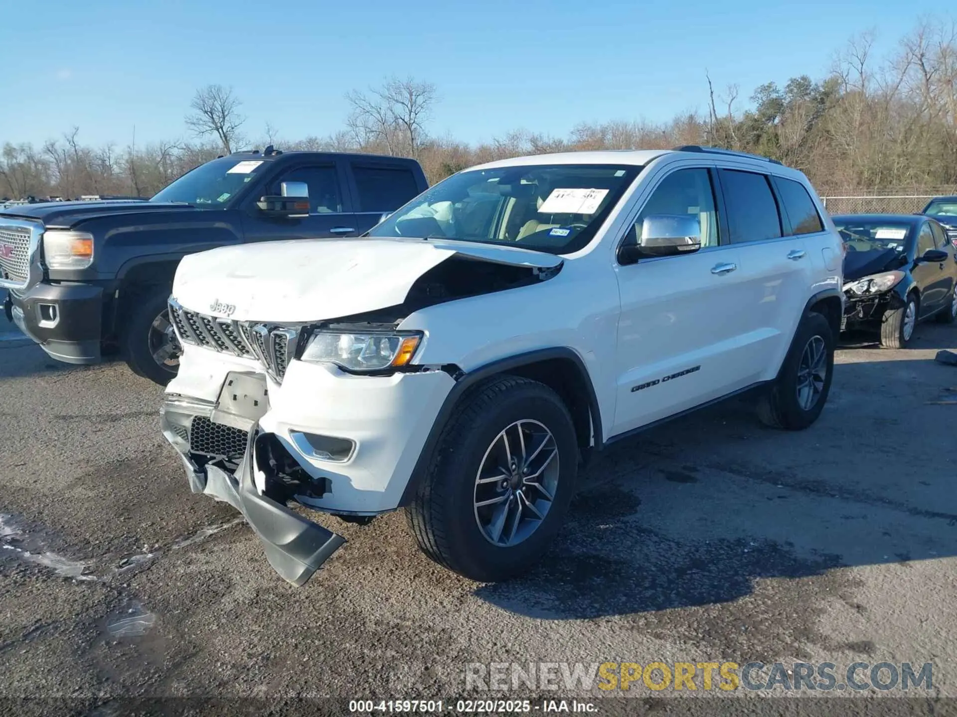 2 fotografías del automóvil dañado 1C4RJEBG2LC122938 JEEP GRAND CHEROKEE 2020