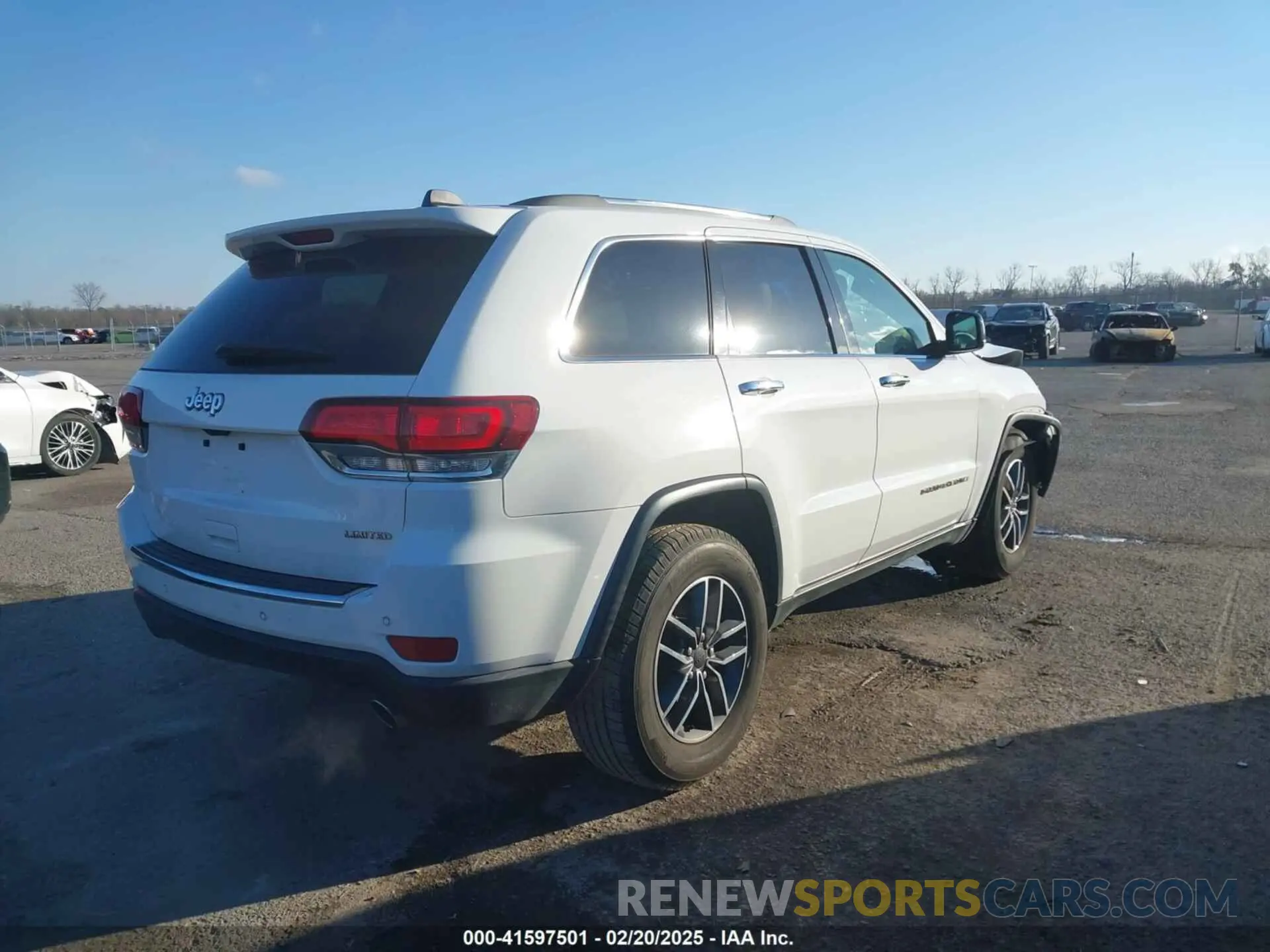 4 fotografías del automóvil dañado 1C4RJEBG2LC122938 JEEP GRAND CHEROKEE 2020