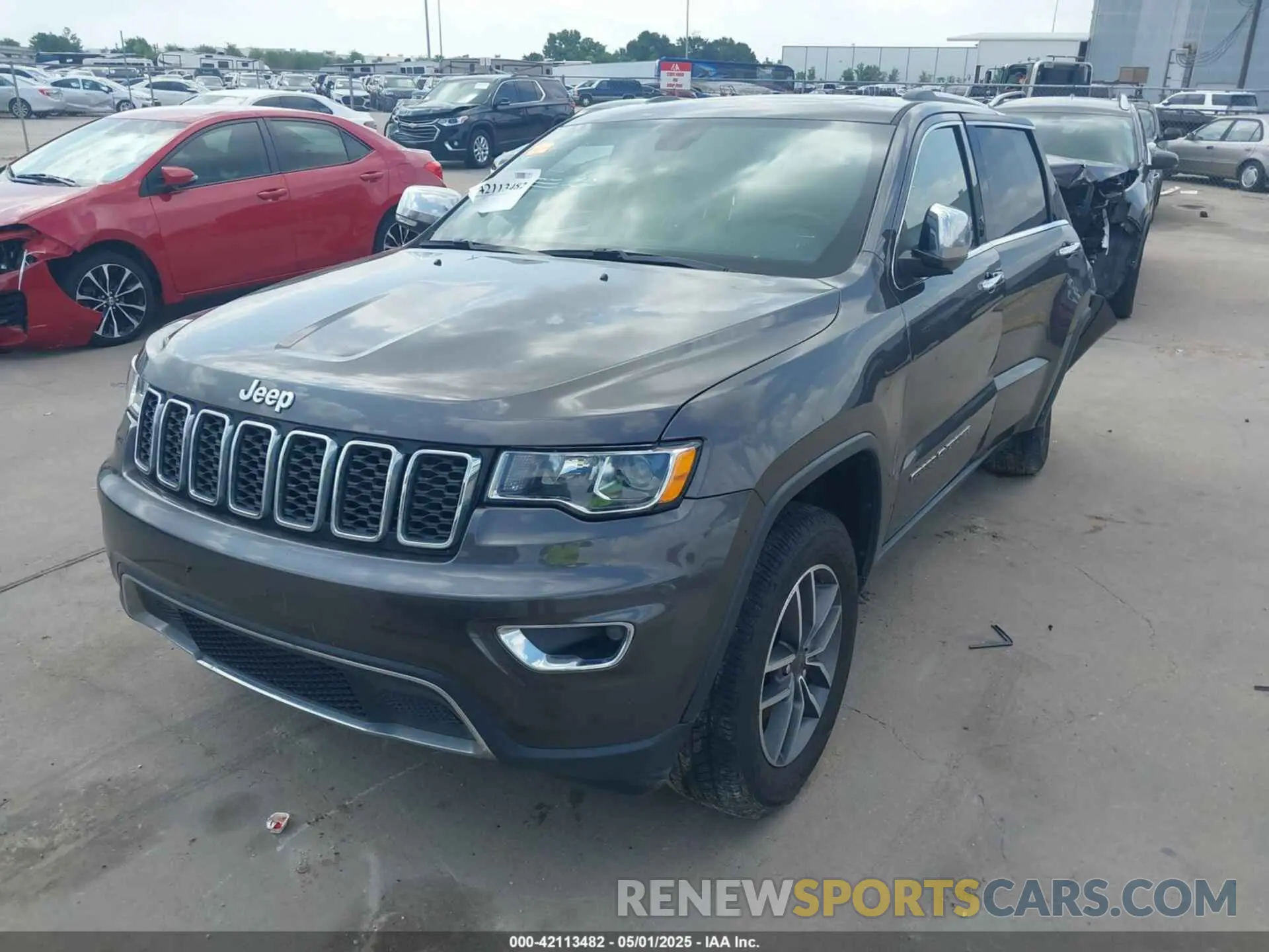 2 fotografías del automóvil dañado 1C4RJEBG4LC295201 JEEP GRAND CHEROKEE 2020