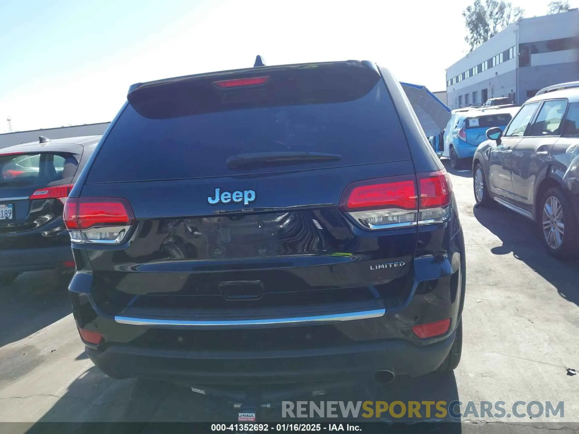 16 fotografías del automóvil dañado 1C4RJEBG8LC281138 JEEP GRAND CHEROKEE 2020