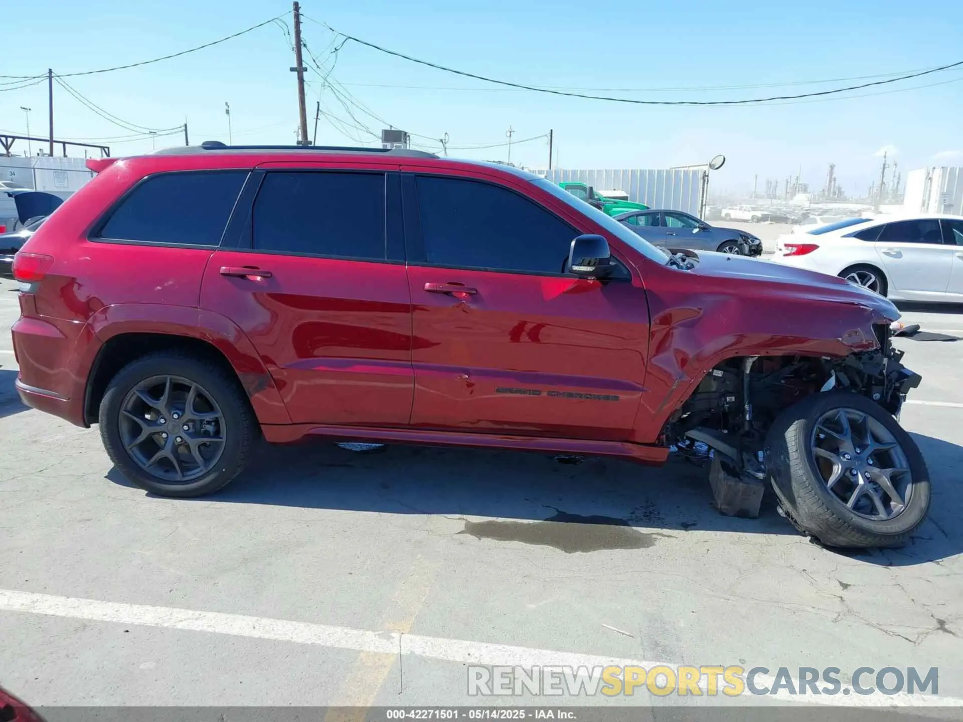 14 fotografías del automóvil dañado 1C4RJEBG8LC317006 JEEP GRAND CHEROKEE 2020