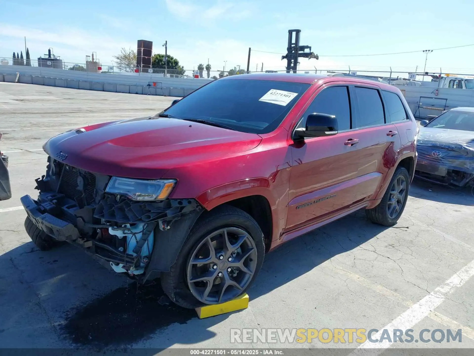 2 fotografías del automóvil dañado 1C4RJEBG8LC317006 JEEP GRAND CHEROKEE 2020