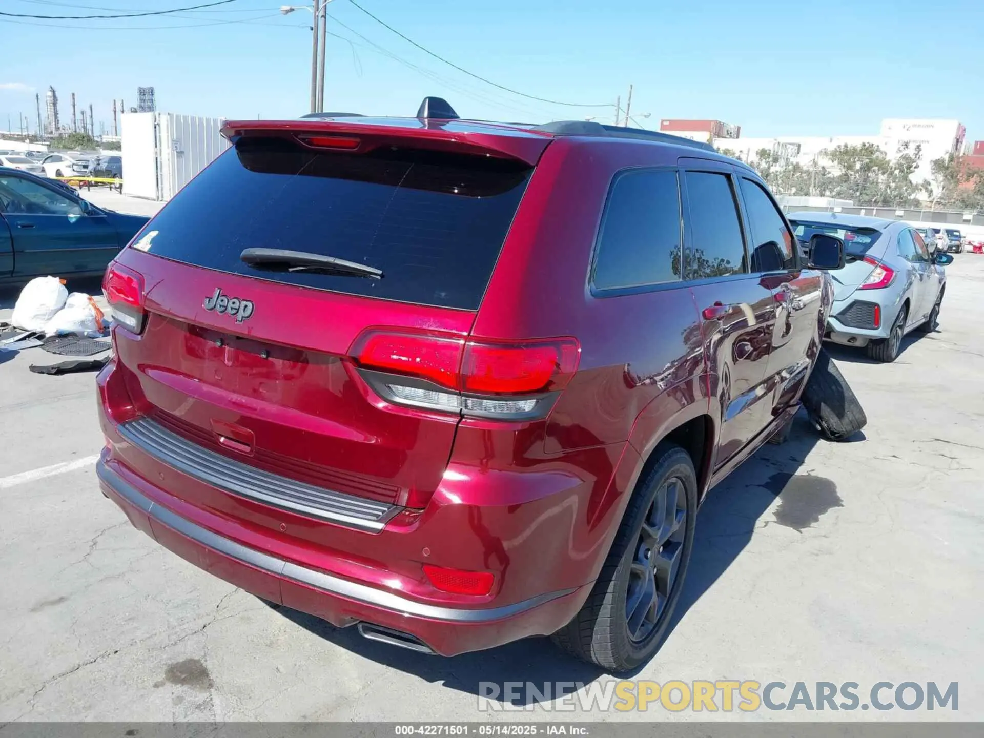 4 fotografías del automóvil dañado 1C4RJEBG8LC317006 JEEP GRAND CHEROKEE 2020