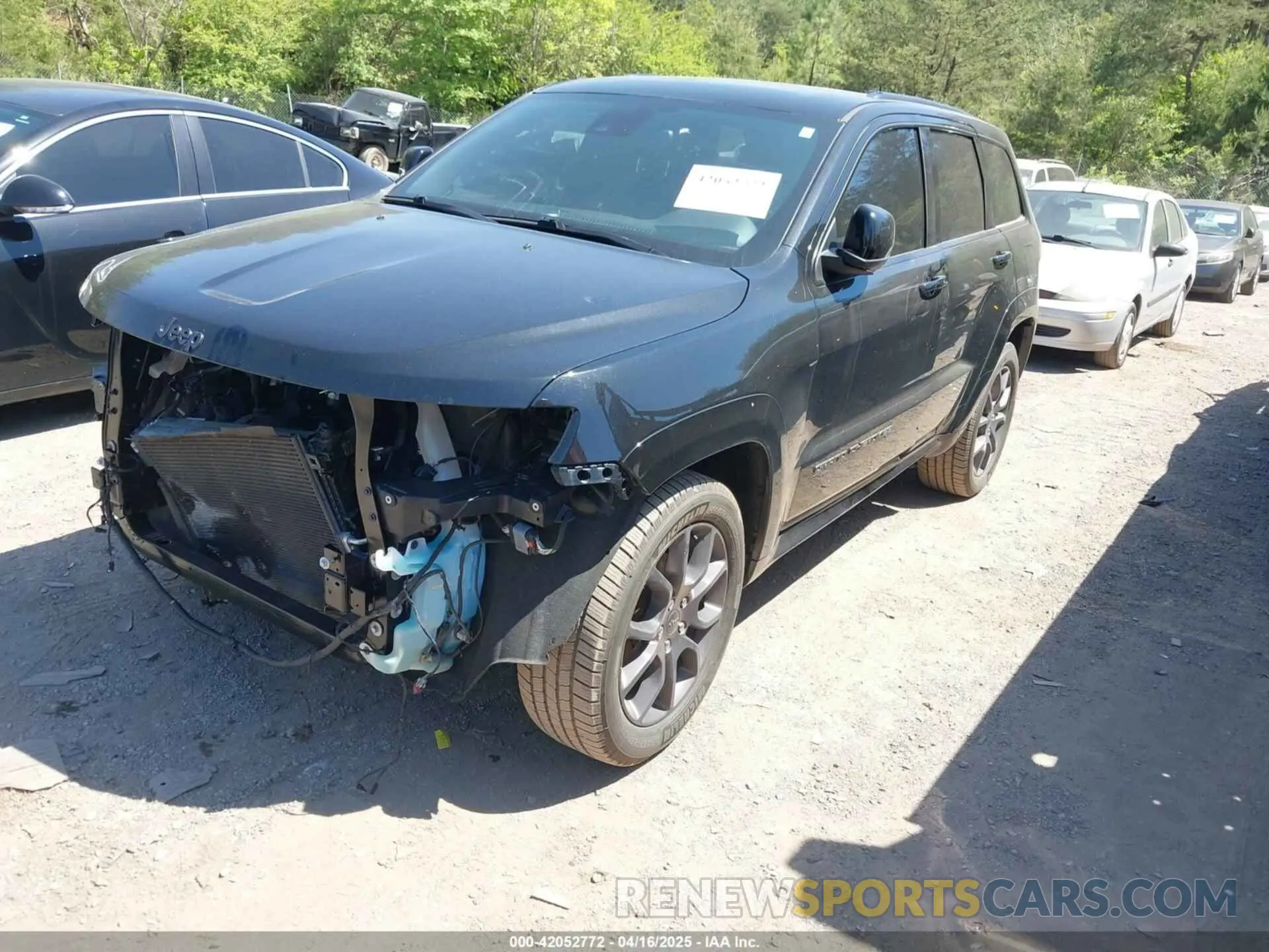 2 fotografías del automóvil dañado 1C4RJECG2LC140709 JEEP GRAND CHEROKEE 2020