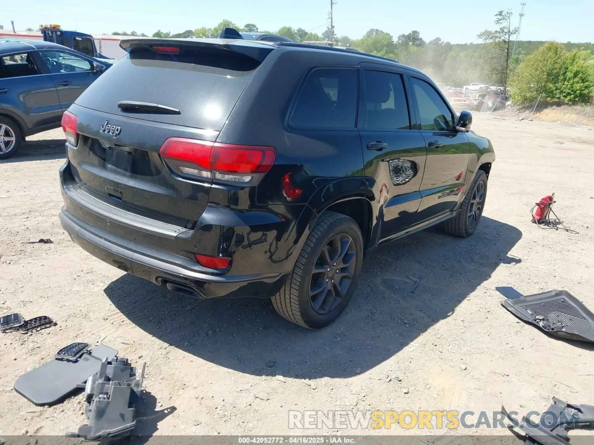4 fotografías del automóvil dañado 1C4RJECG2LC140709 JEEP GRAND CHEROKEE 2020