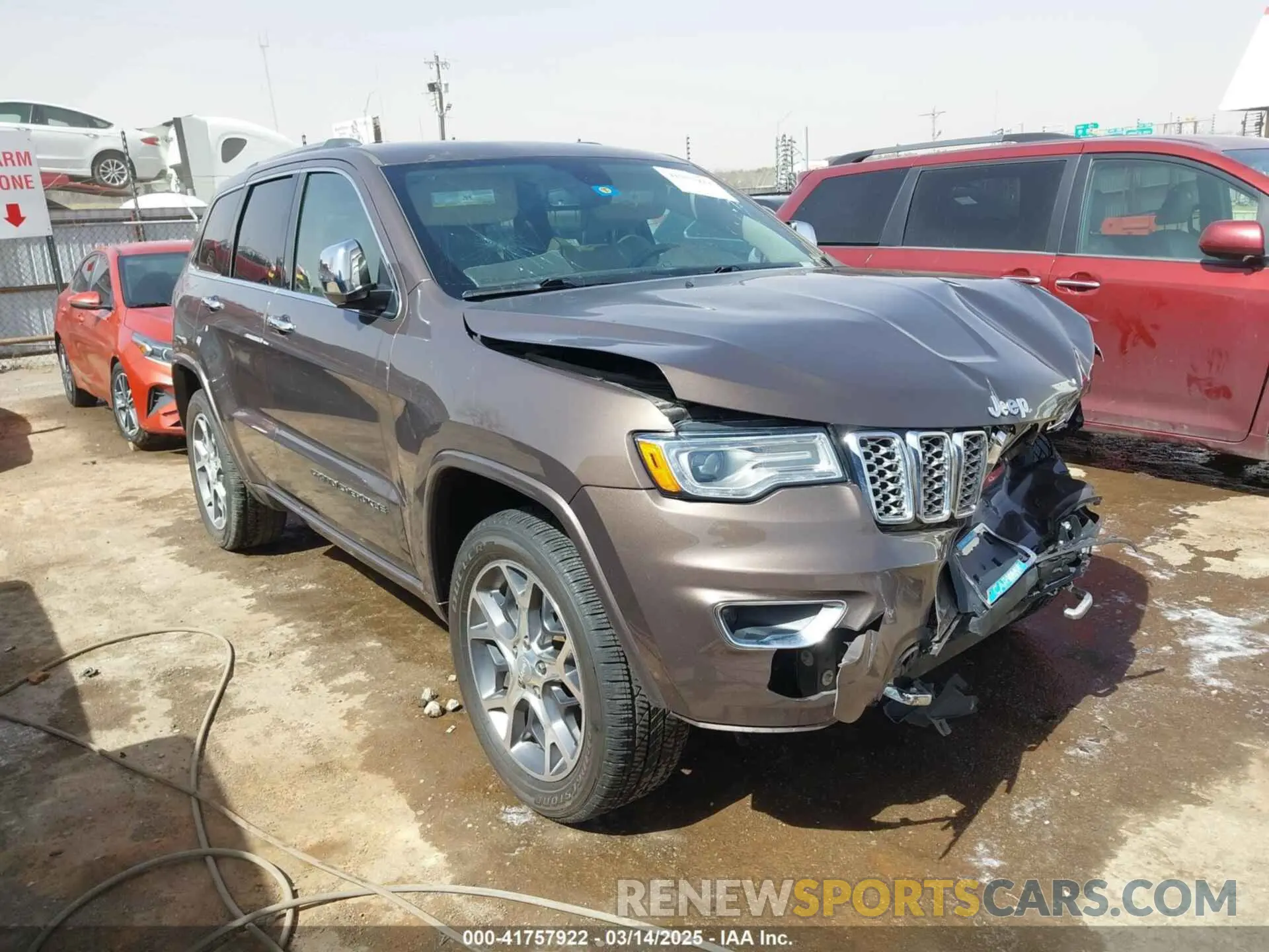 1 fotografías del automóvil dañado 1C4RJECG8LC323824 JEEP GRAND CHEROKEE 2020