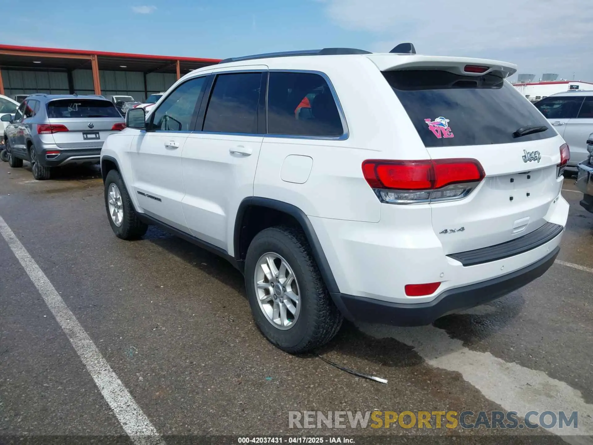 3 fotografías del automóvil dañado 1C4RJFAG4LC292886 JEEP GRAND CHEROKEE 2020