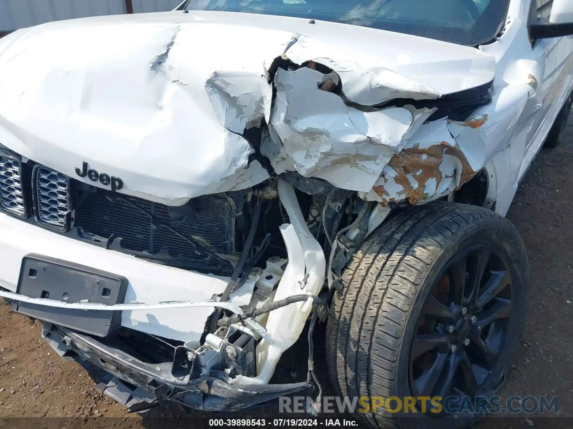6 fotografías del automóvil dañado 1C4RJFAGXLC266664 JEEP GRAND CHEROKEE 2020
