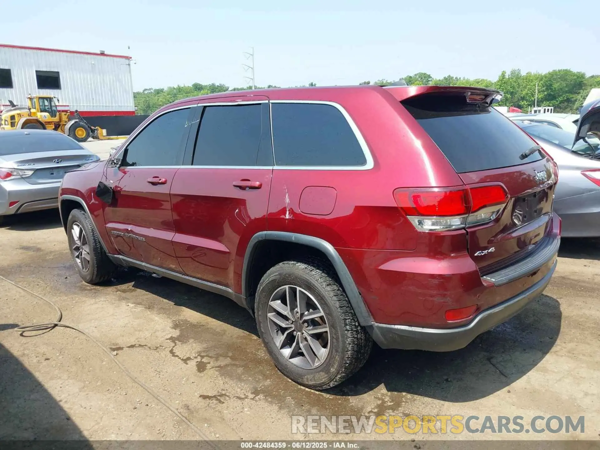 3 fotografías del automóvil dañado 1C4RJFAGXLC336728 JEEP GRAND CHEROKEE 2020