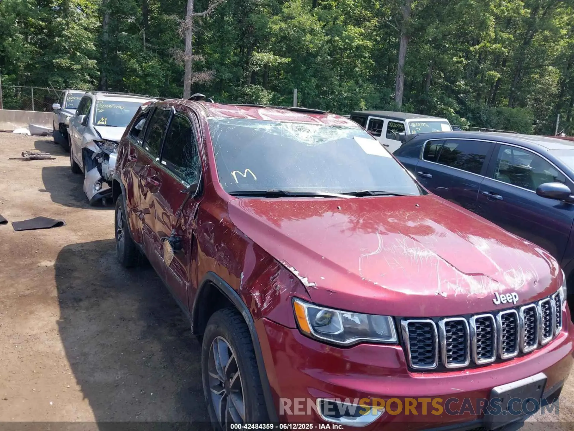 6 fotografías del automóvil dañado 1C4RJFAGXLC336728 JEEP GRAND CHEROKEE 2020