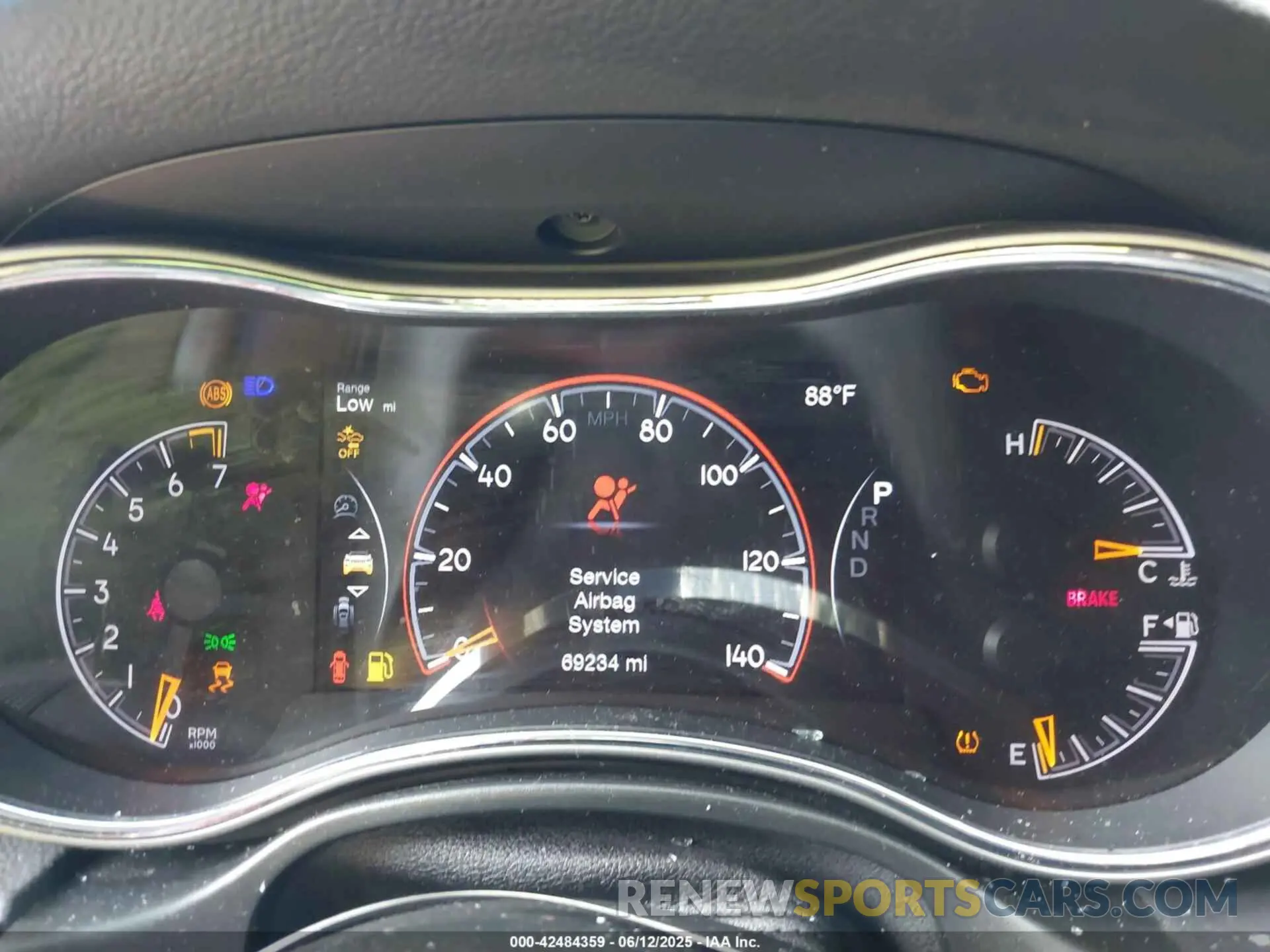 7 fotografías del automóvil dañado 1C4RJFAGXLC336728 JEEP GRAND CHEROKEE 2020
