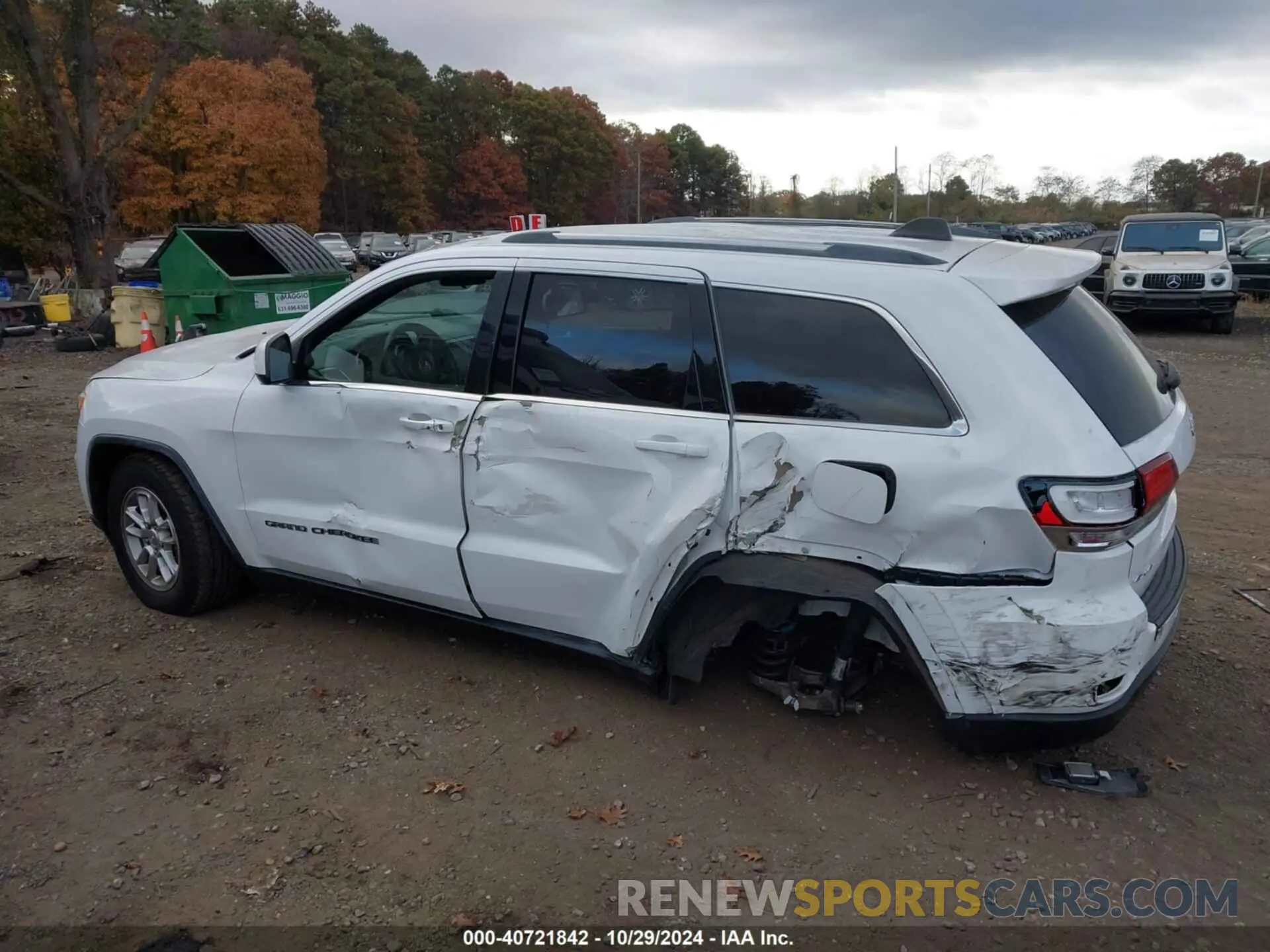 14 fotografías del automóvil dañado 1C4RJFAGXLC433962 JEEP GRAND CHEROKEE 2020