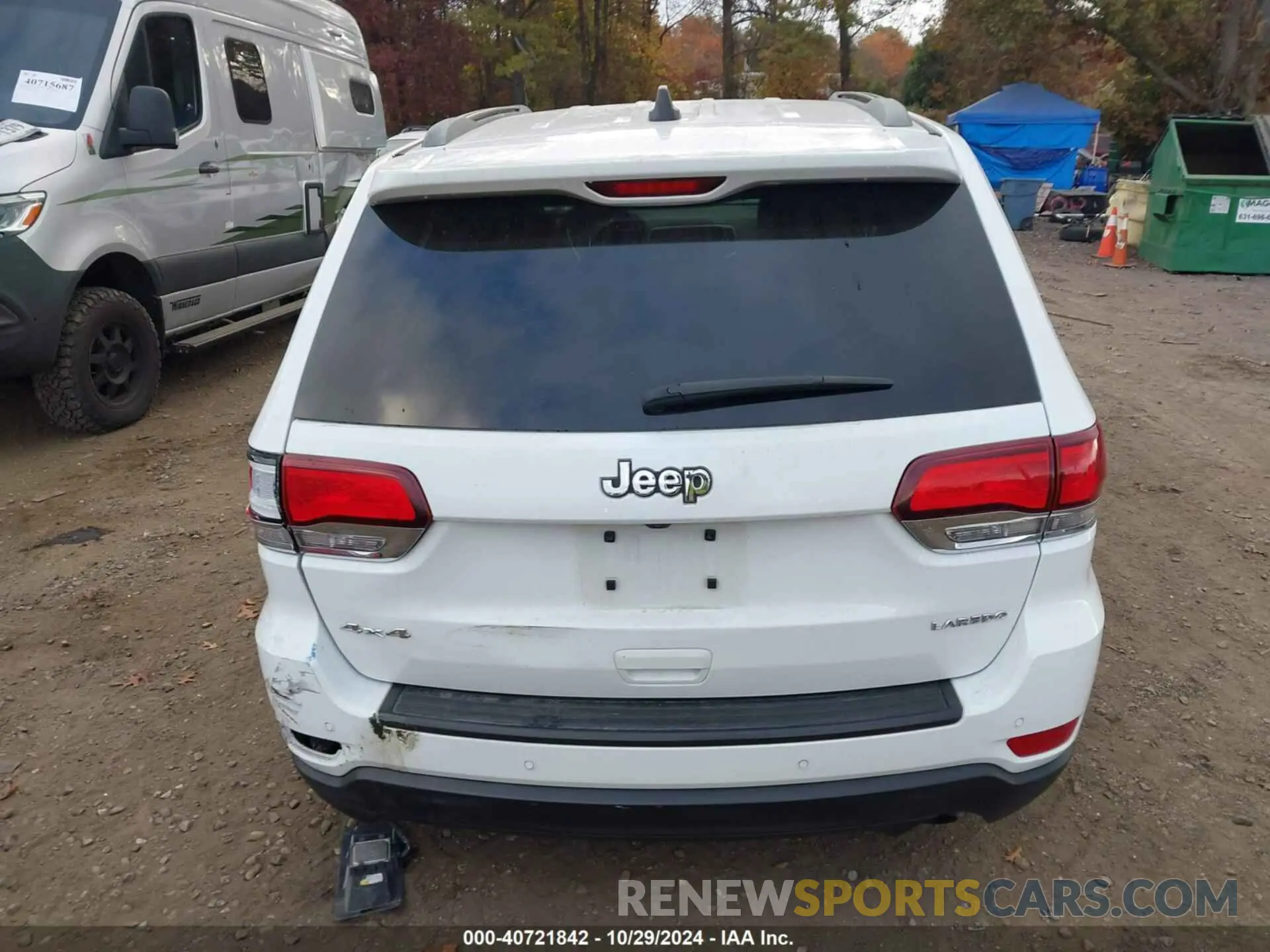 16 fotografías del automóvil dañado 1C4RJFAGXLC433962 JEEP GRAND CHEROKEE 2020