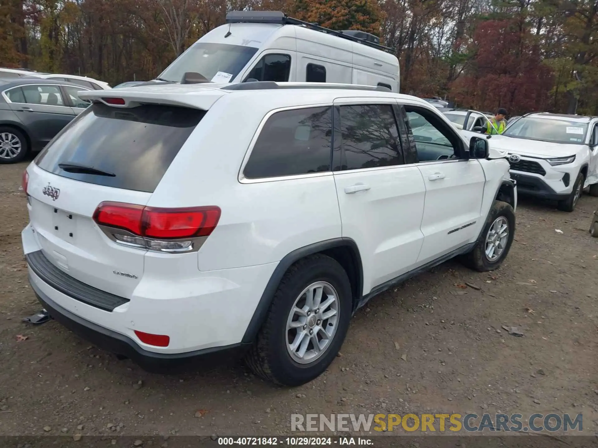 4 fotografías del automóvil dañado 1C4RJFAGXLC433962 JEEP GRAND CHEROKEE 2020