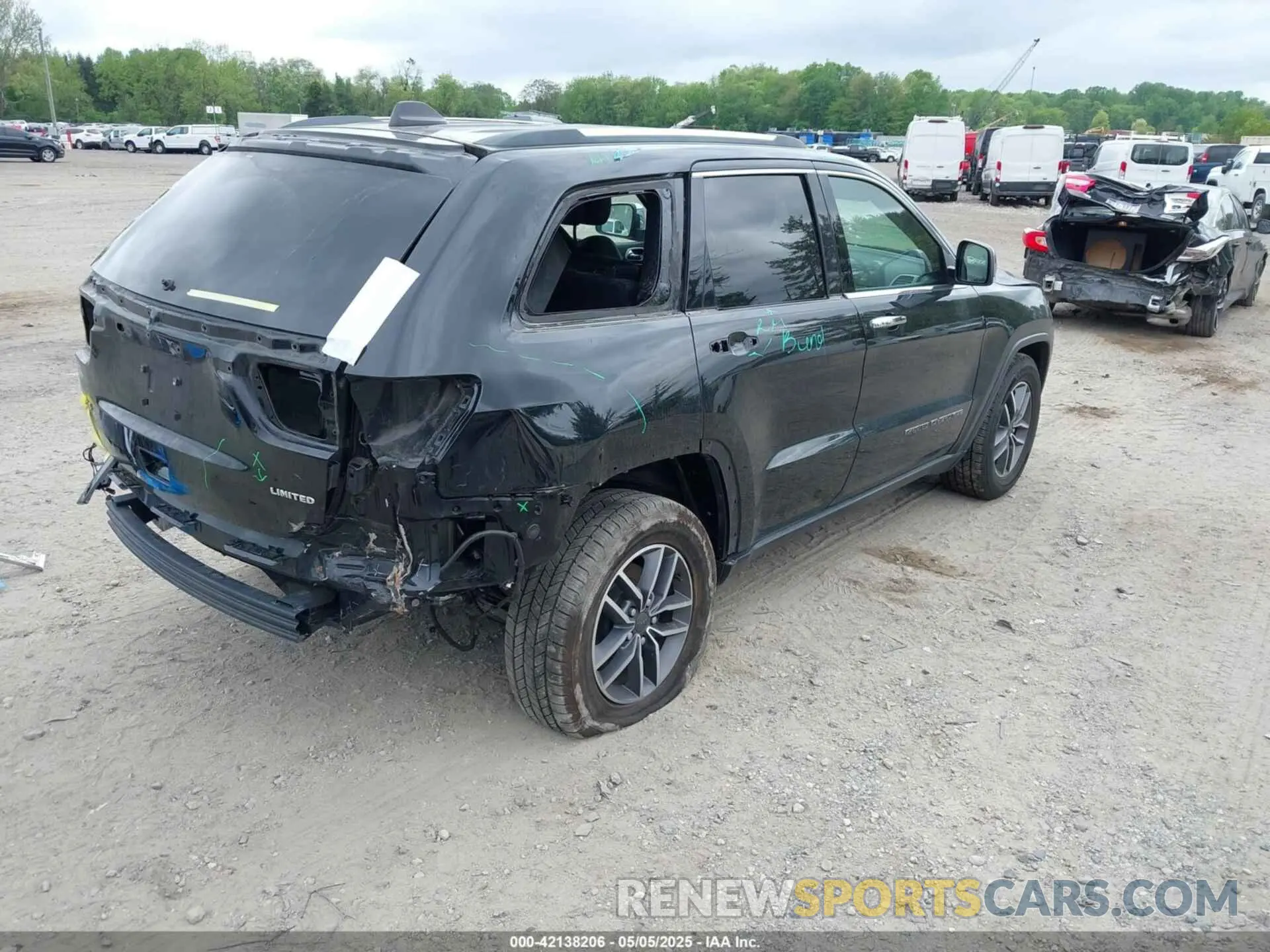 4 fotografías del automóvil dañado 1C4RJFBG0LC332847 JEEP GRAND CHEROKEE 2020