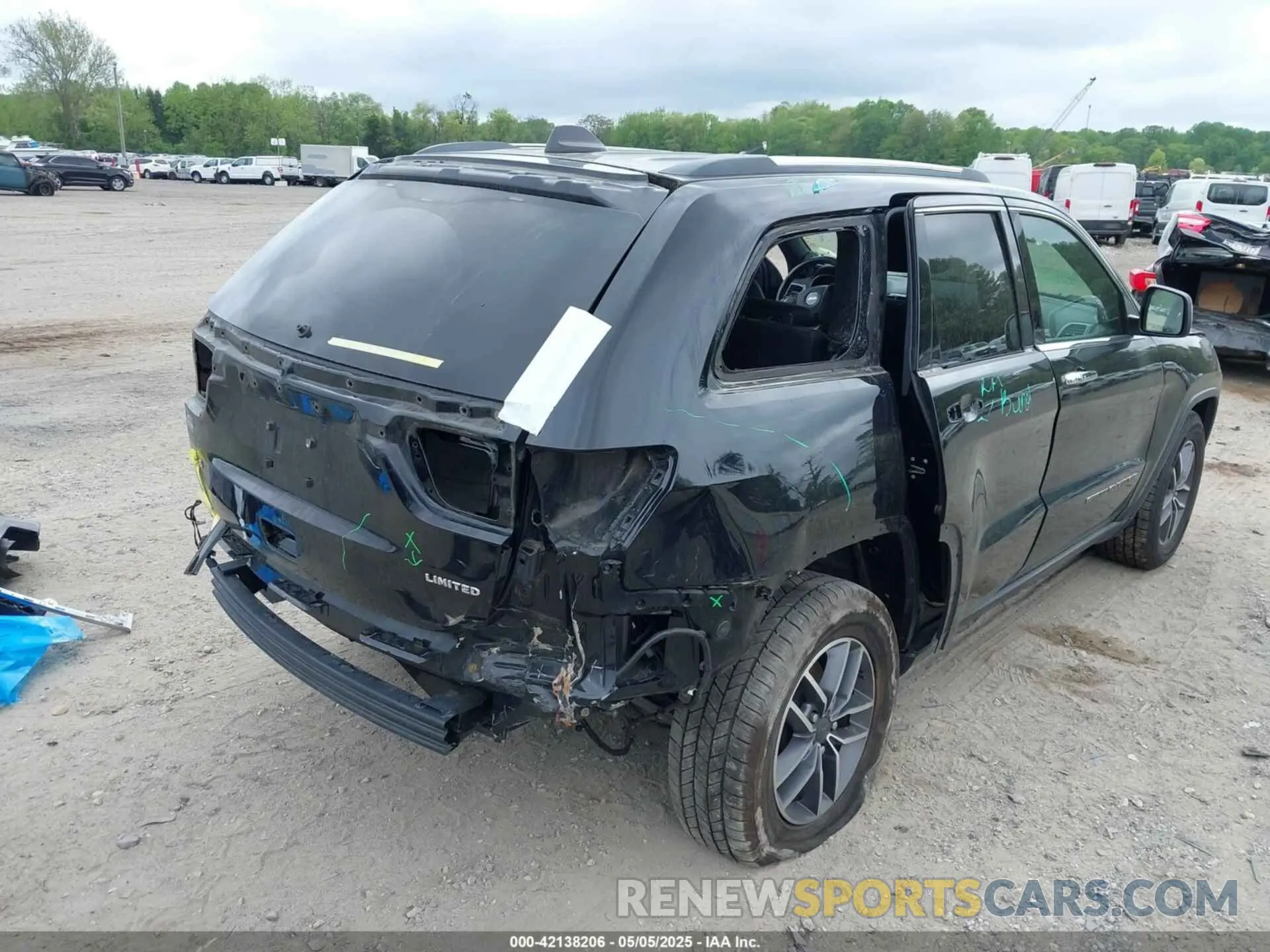 6 fotografías del automóvil dañado 1C4RJFBG0LC332847 JEEP GRAND CHEROKEE 2020